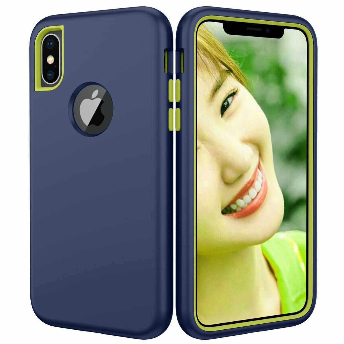 Case For iPhone X Xr XS Max 6 7 8 Plus Shockproof 360 Full Body Cover Protective detsarah 
