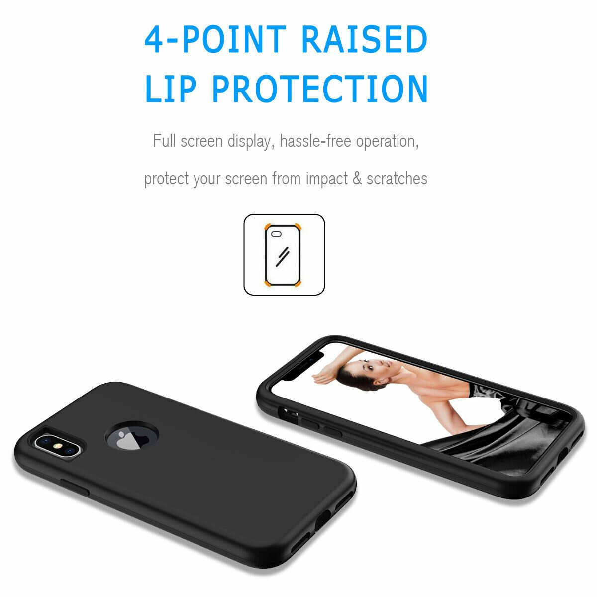 Case For iPhone X Xr XS Max 6 7 8 Plus Shockproof 360 Full Body Cover Protective detsarah 