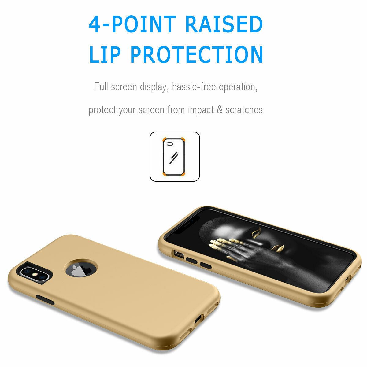 Case For iPhone X Xr XS Max 6 7 8 Plus Shockproof 360 Full Body Cover Protective detsarah 