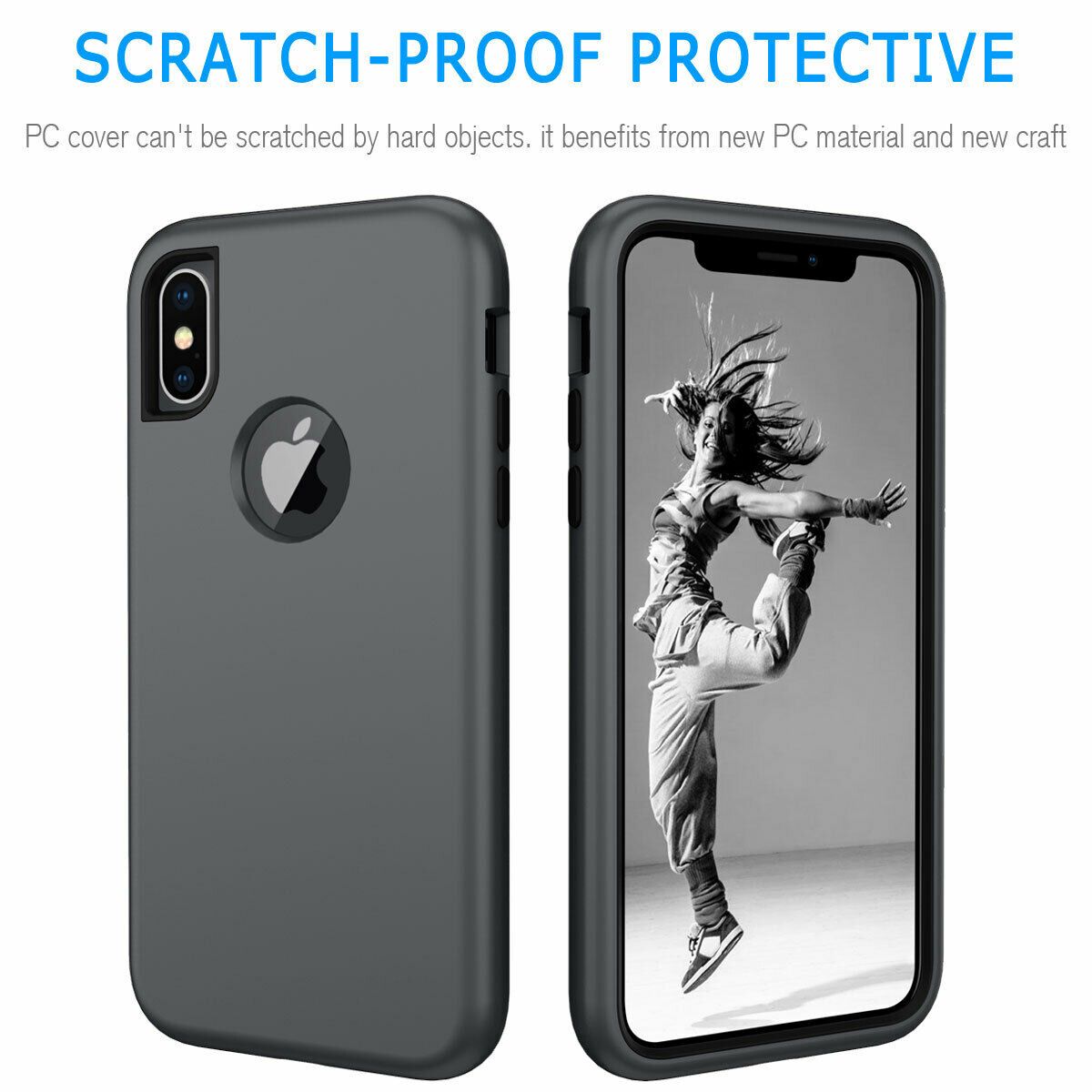 Case For iPhone X Xr XS Max 6 7 8 Plus Shockproof 360 Full Body Cover Protective detsarah 