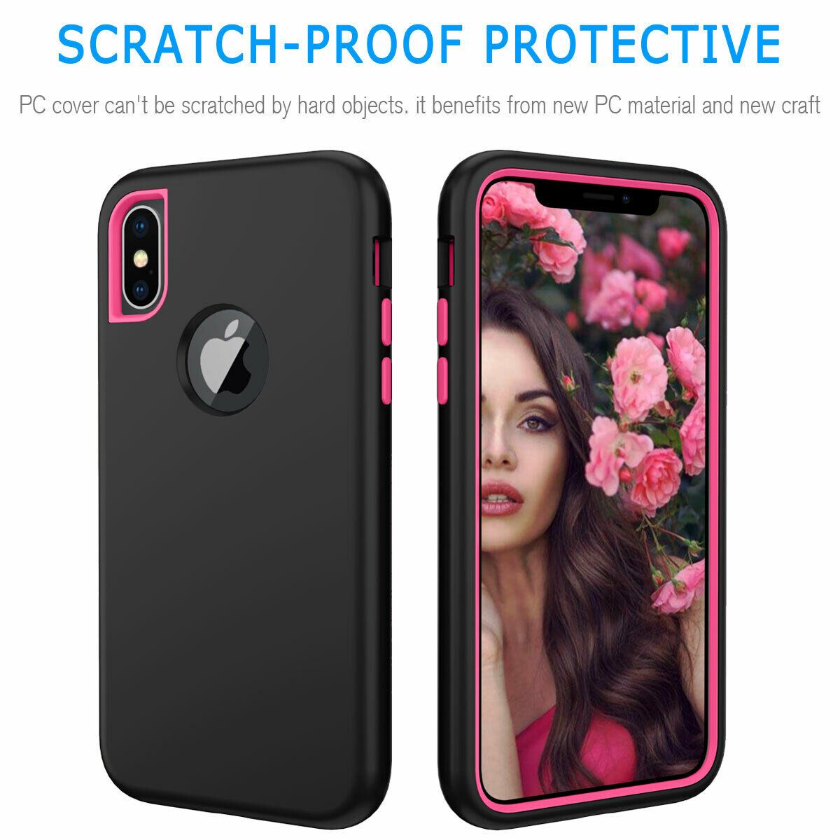 Case For iPhone X Xr XS Max 6 7 8 Plus Shockproof 360 Full Body Cover Protective detsarah 