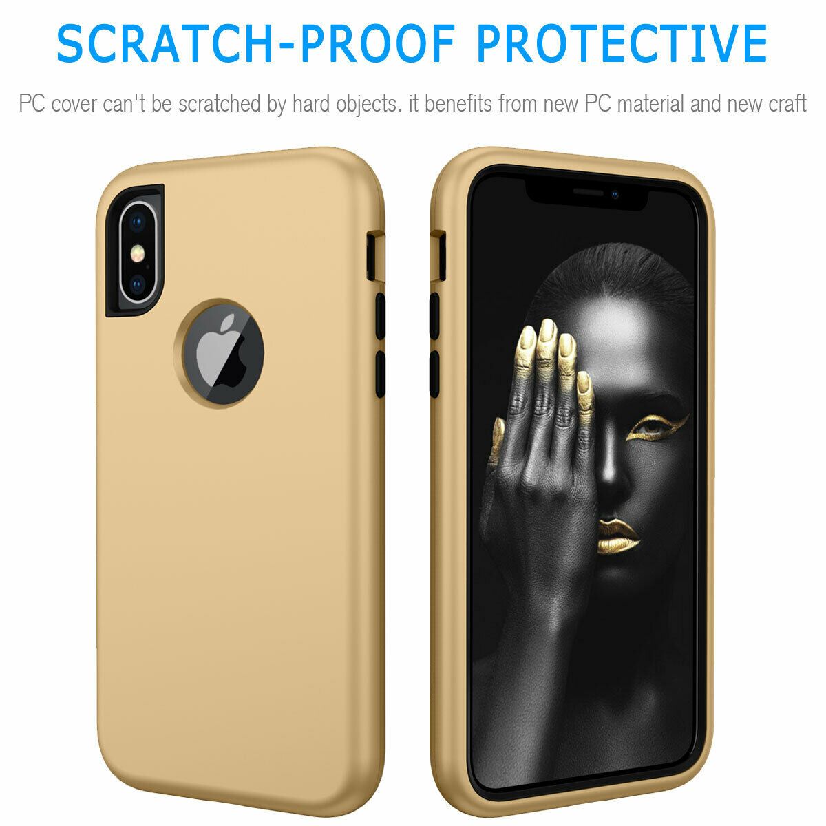 Case For iPhone X Xr XS Max 6 7 8 Plus Shockproof 360 Full Body Cover Protective detsarah 