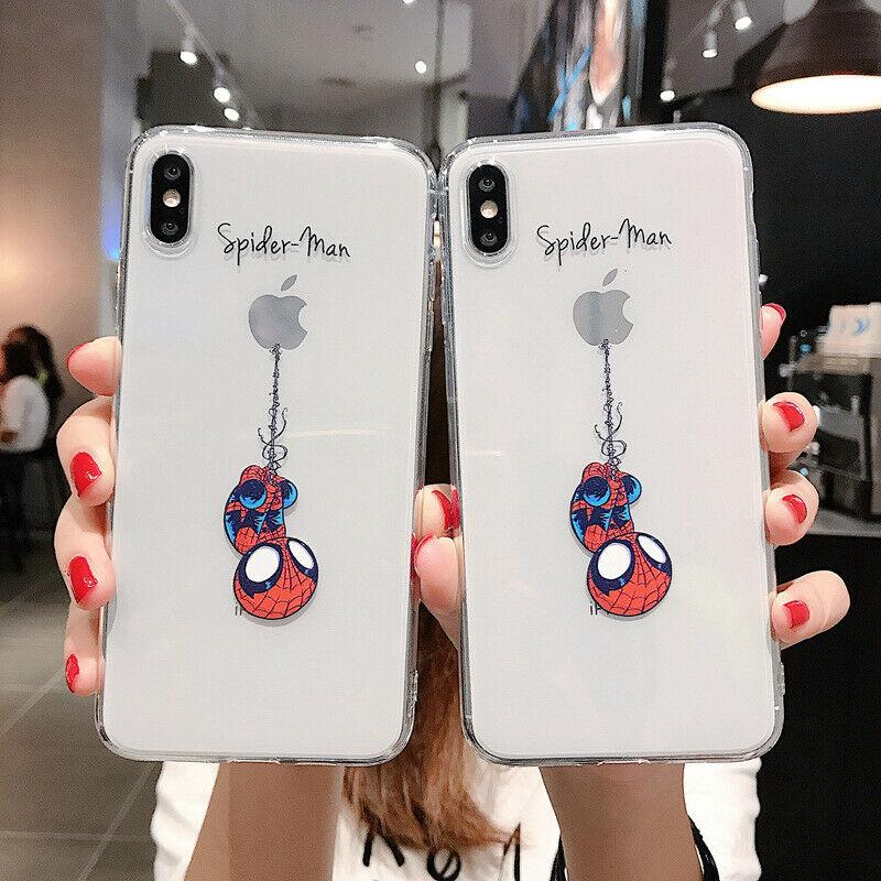 Cool Spiderman Soft Clear Case for iPhone 11 Pro XR 8 7 Shockproof Protect Cover yui1943yui1943 