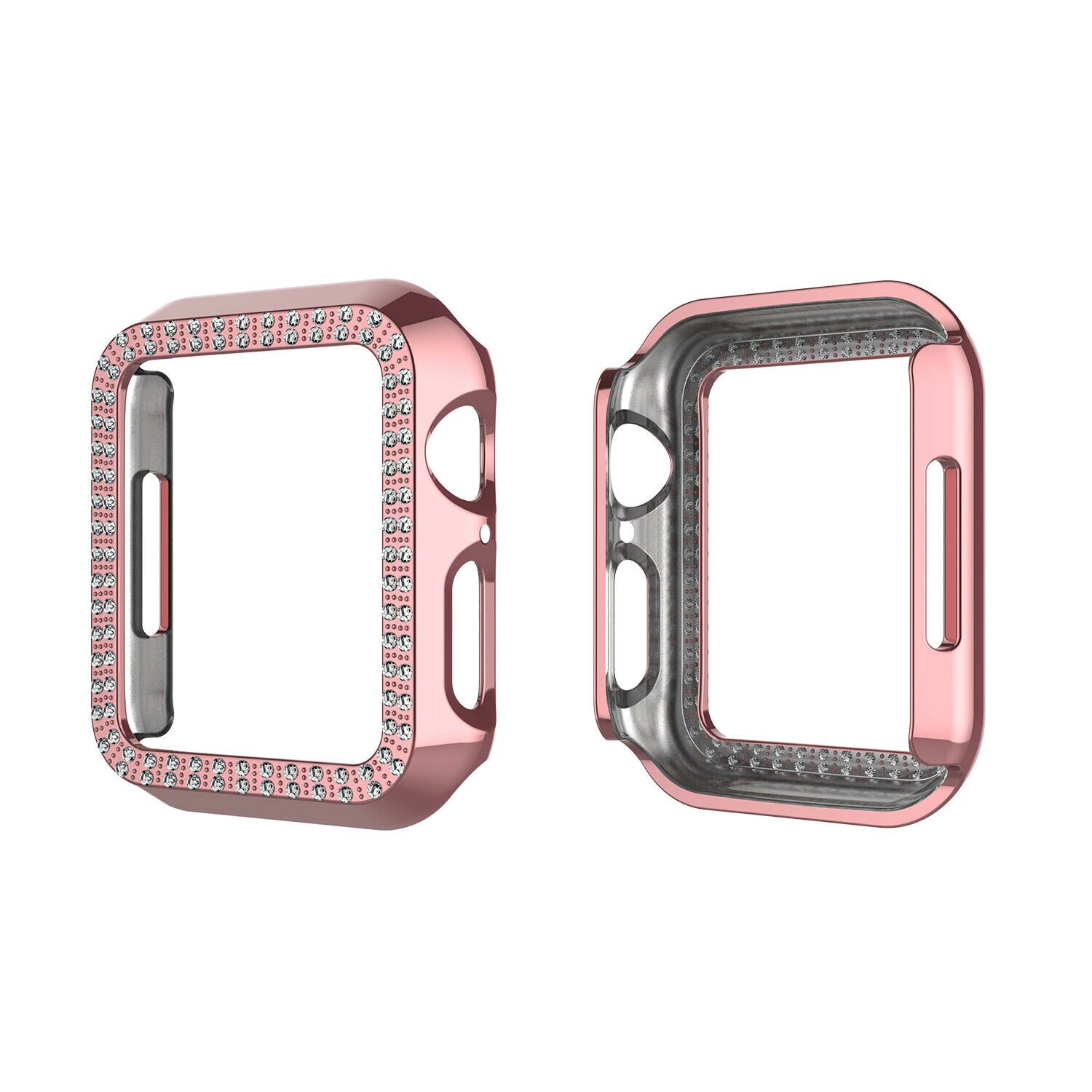 Crystal Diamond Protector Case Cover for Apple Watch 38/40/42/44 mm Series 5/4/3 ebizware 