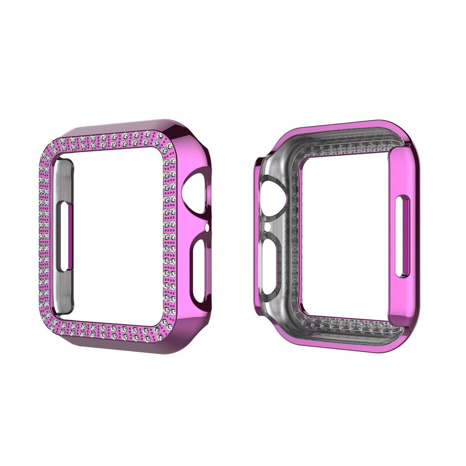 Crystal Diamond Protector Case Cover for Apple Watch 38/40/42/44 mm Series 5/4/3 ebizware 
