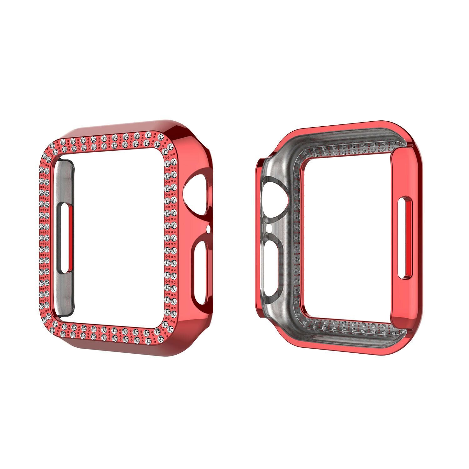 Crystal Diamond Protector Case Cover for Apple Watch 38/40/42/44 mm Series 5/4/3 ebizware 