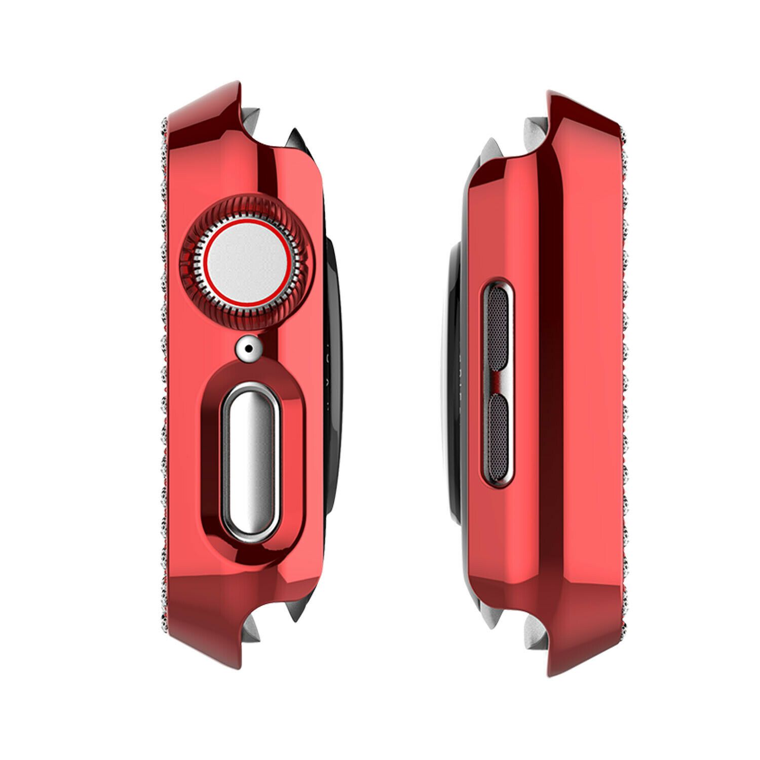 Crystal Diamond Protector Case Cover for Apple Watch 38/40/42/44 mm Series 5/4/3 ebizware 