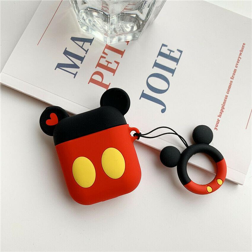 Cute 3D Cartoon AirPods Silicone Case Protective Cover for Apple AirPod 2 & 1 Airpods Case AtlasCase 