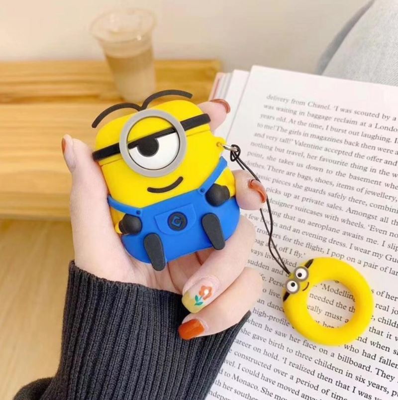 Cute 3D Cartoon AirPods Silicone Case Protective Cover for Apple AirPod 2 & 1 Airpods Case AtlasCase 