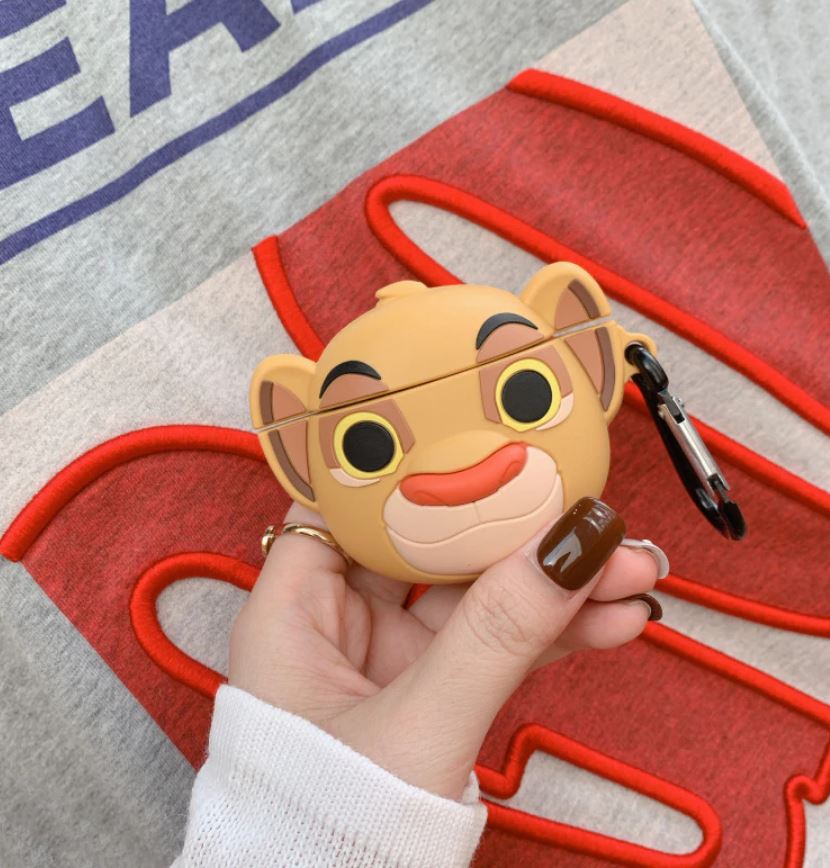 Cute 3D Cartoon AirPods Silicone Case Protective Cover for Apple AirPod 2 & 1 Airpods Case AtlasCase 