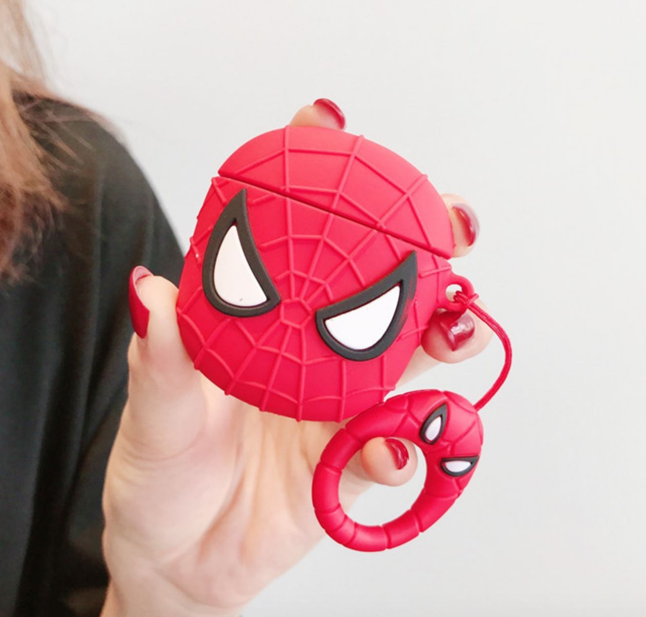 Cute 3D Cartoon Silicone Case cover For Airpod 1 & 2 USA Seller Airpods Case AtlasCase Spiderman 