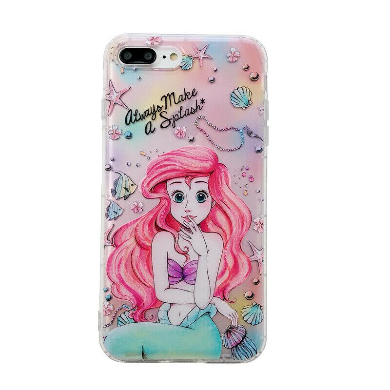 Cute Disney Princess Alice Mermaid soft phone case For iPhone 11 Pro SE 2020 XR caseshop706 