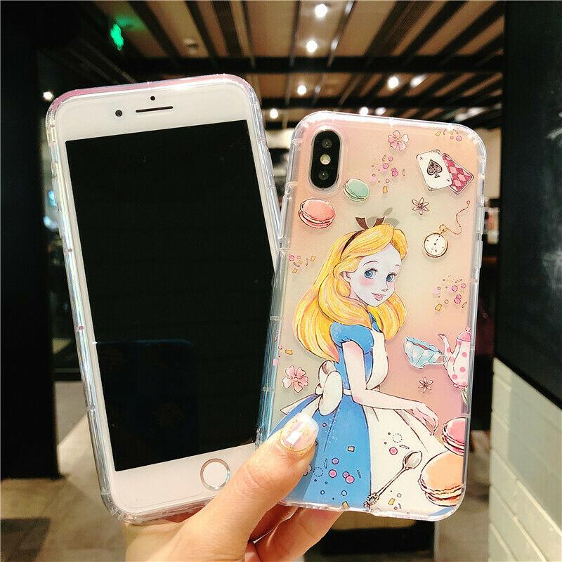 Cute Disney Princess Alice Mermaid soft phone case For iPhone 11 Pro SE 2020 XR caseshop706 