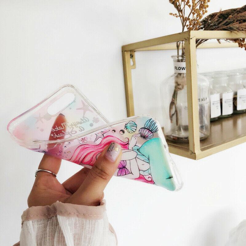 Cute Disney Princess Alice Mermaid soft phone case For iPhone 11 Pro SE 2020 XR caseshop706 