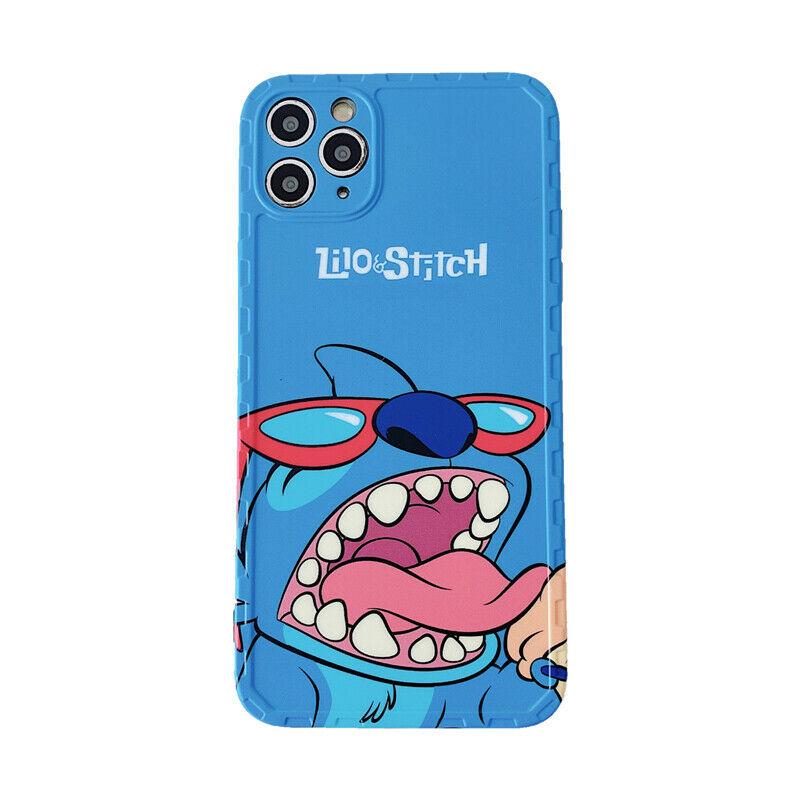 Cute Stitch Case for iPhone 11 Pro Max XS Max XR 8 7 Disney Cartoon Armor Cover yui1943yui1943 For Apple iPhone 7 Stitch#3 