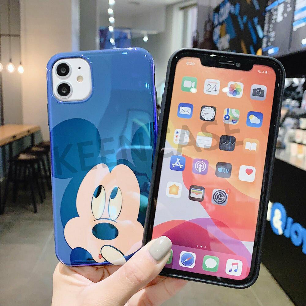 Disney Mickey Cute Couple Soft Phone Case Cover For 11 Pro Max X XR Xs 7 8 Plus iPhone Cases AtlasCase 