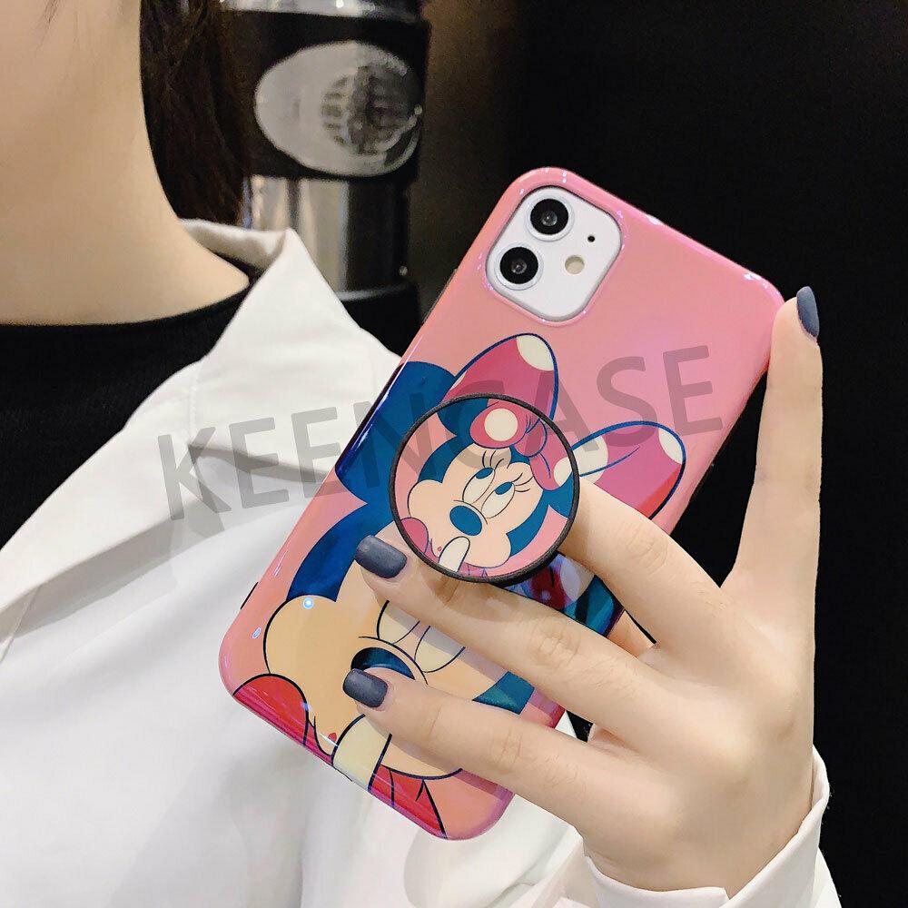 Disney Mickey Cute Couple Soft Phone Case Cover For 11 Pro Max X XR Xs 7 8 Plus iPhone Cases AtlasCase 