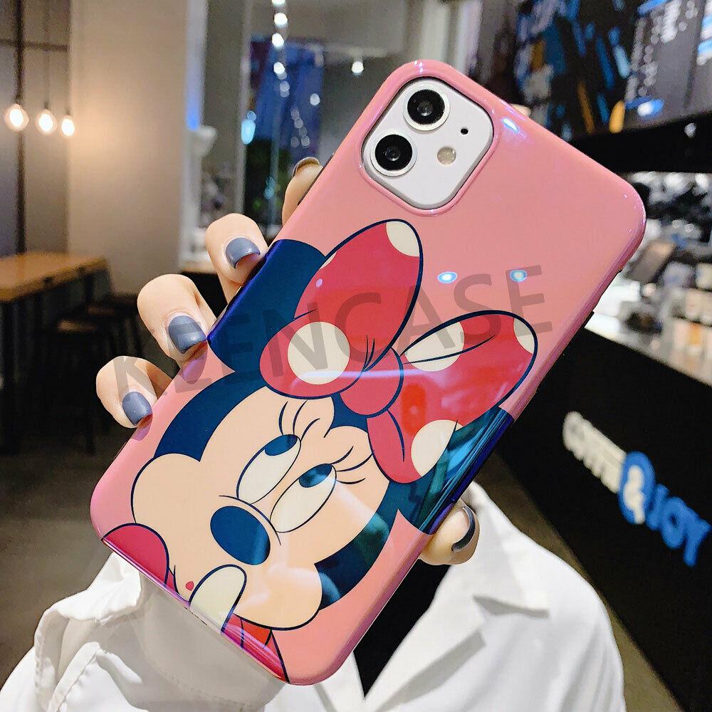 Disney Mickey Cute Couple Soft Phone Case Cover For 11 Pro Max X XR Xs 7 8 Plus iPhone Cases AtlasCase 