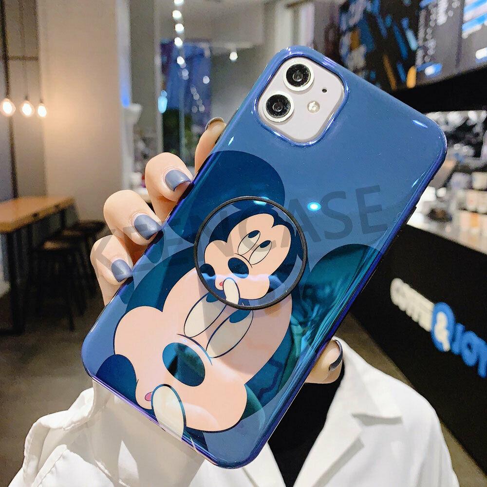 Disney Mickey Cute Couple Soft Phone Case Cover For 11 Pro Max X XR Xs 7 8 Plus iPhone Cases AtlasCase Mickey For iPhone 7/8 