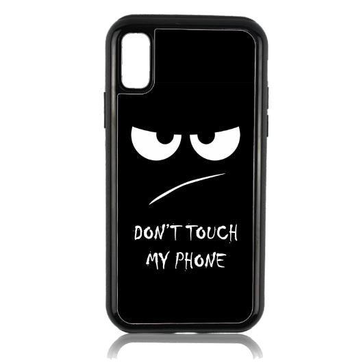 Don't Touch My Phone Case Cover for iPhone 6 7 8 Plus Xs Max Funny Phone Case #2 clearwatergiftsclearwatergifts 
