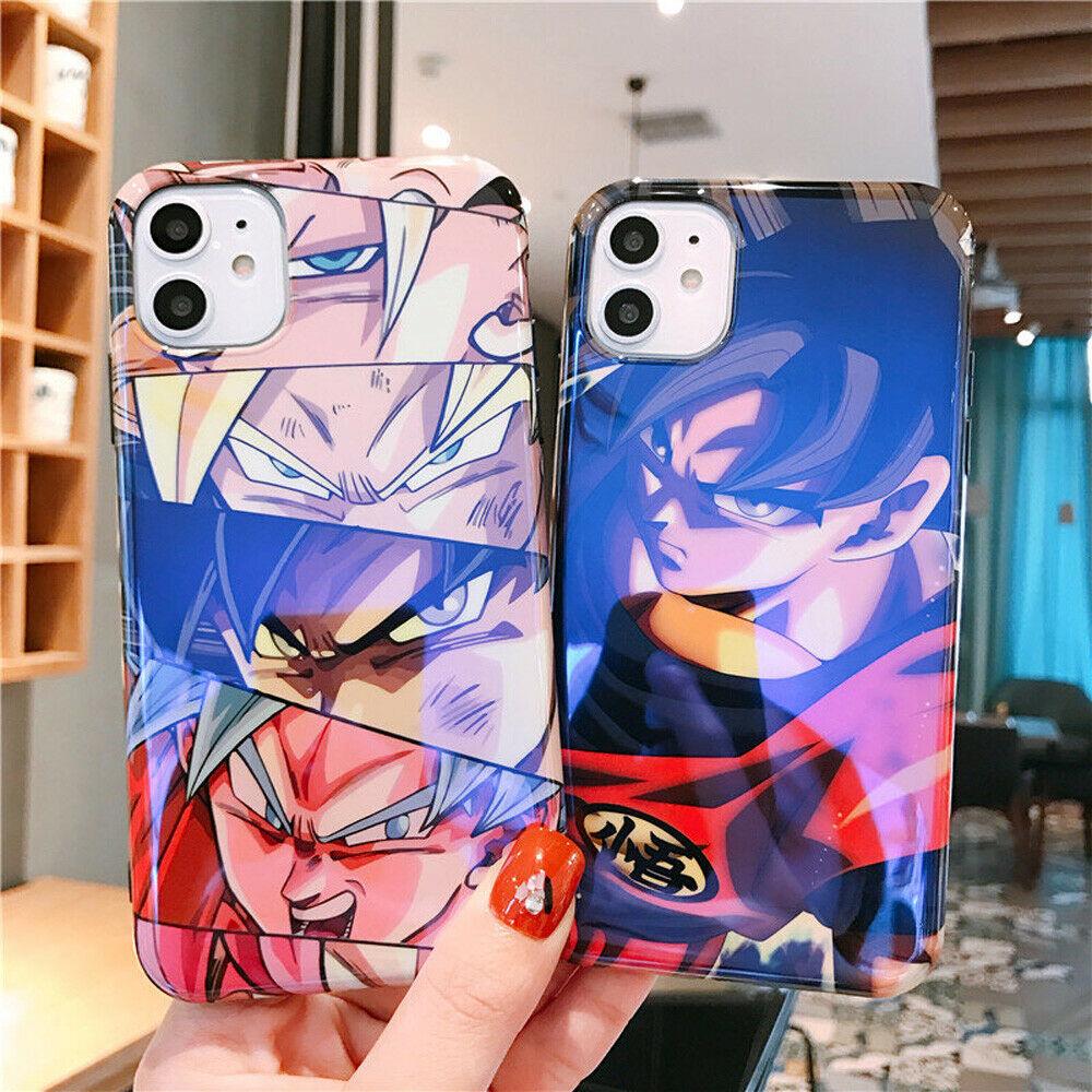 Dragon Ball Son-Goku Blu-ray Phone Case Cover For iPhone 11 Pro Max XR 6 7 8Plus keencase 