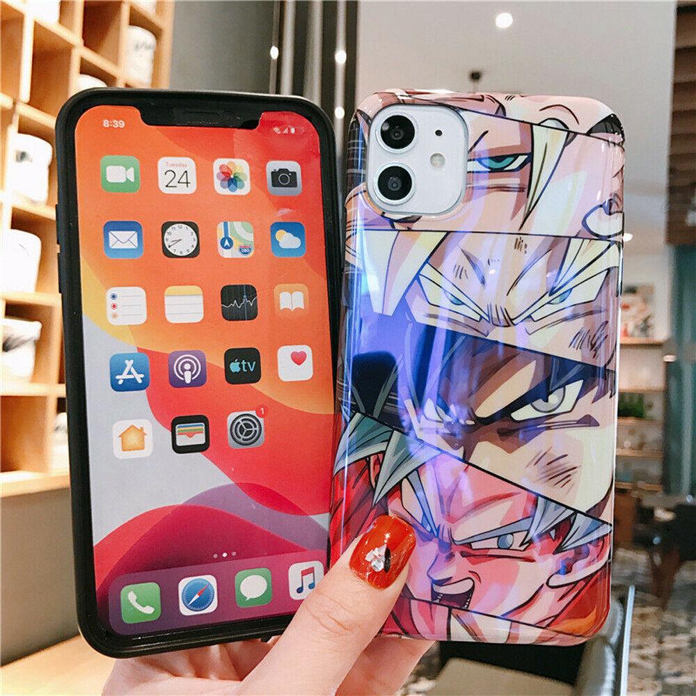 Dragon Ball Son-Goku Blu-ray Phone Case Cover For iPhone 11 Pro Max XR 6 7 8Plus keencase 