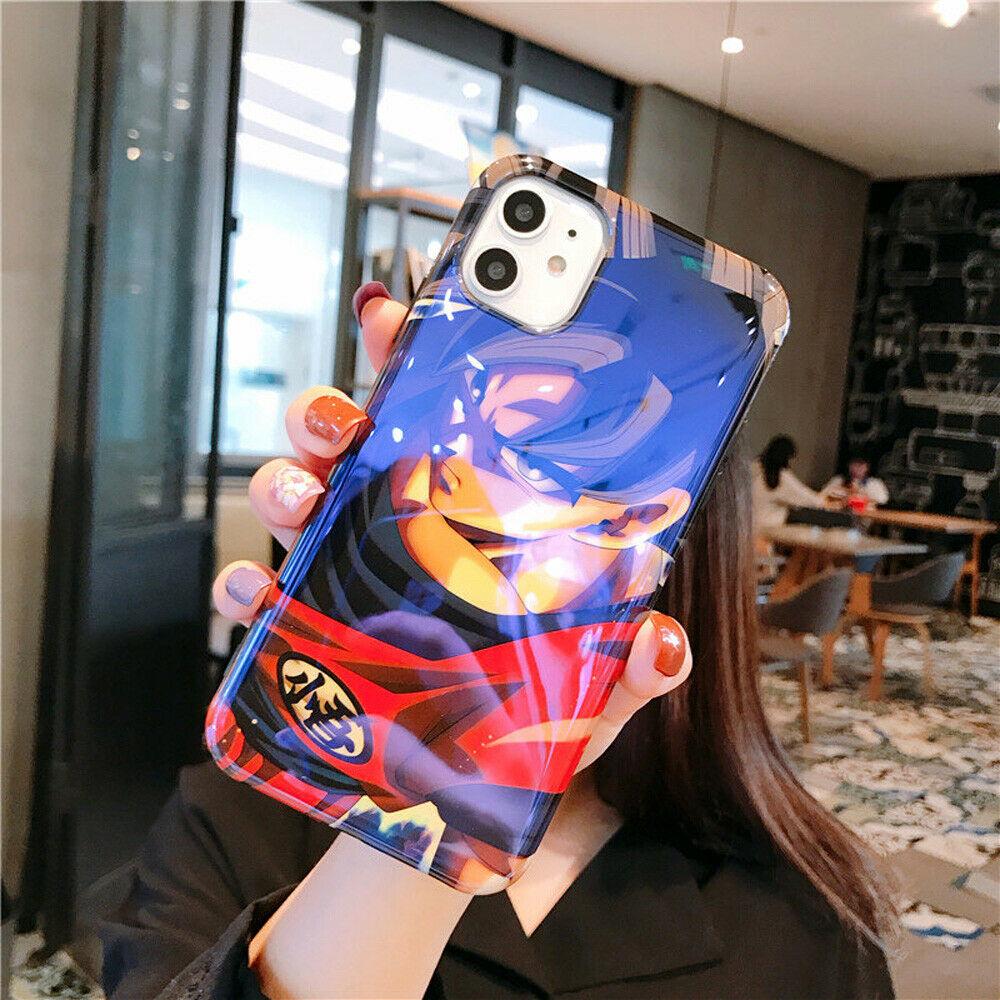 Dragon Ball Son-Goku Blu-ray Phone Case Cover For iPhone 11 Pro Max XR 6 7 8Plus keencase 