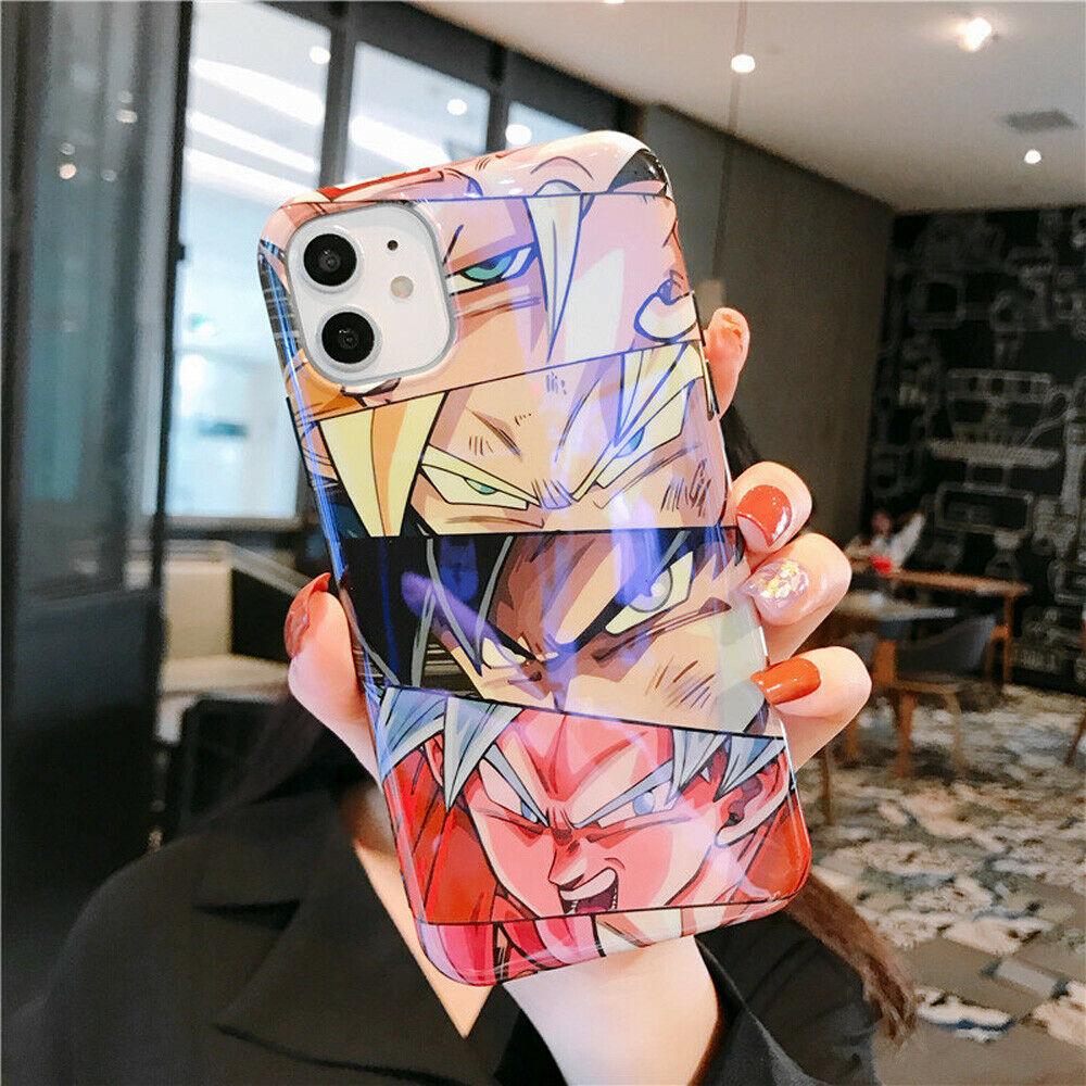Dragon Ball Son-Goku Blu-ray Phone Case Cover For iPhone 11 Pro Max XR 6 7 8Plus keencase 