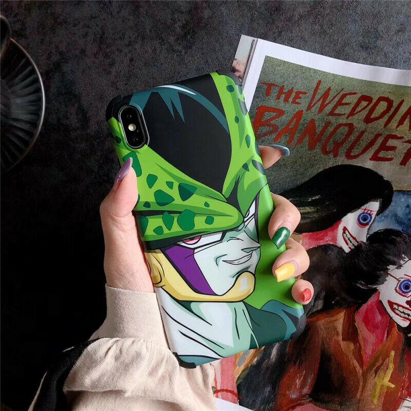 Dragon Ball Z Son Goku Character Snap Cover Case for iPhone X Xs Max XR 7 8 Plus 1to3shop-store For Apple iPhone 7/8 Cell 