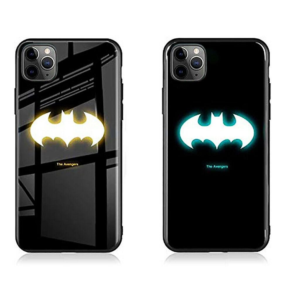 Fashion Luminous Tempered Glass Night Light iPhone Case 6/7/8+ X XR11 pro Max iPhone Cases AtlasCase 