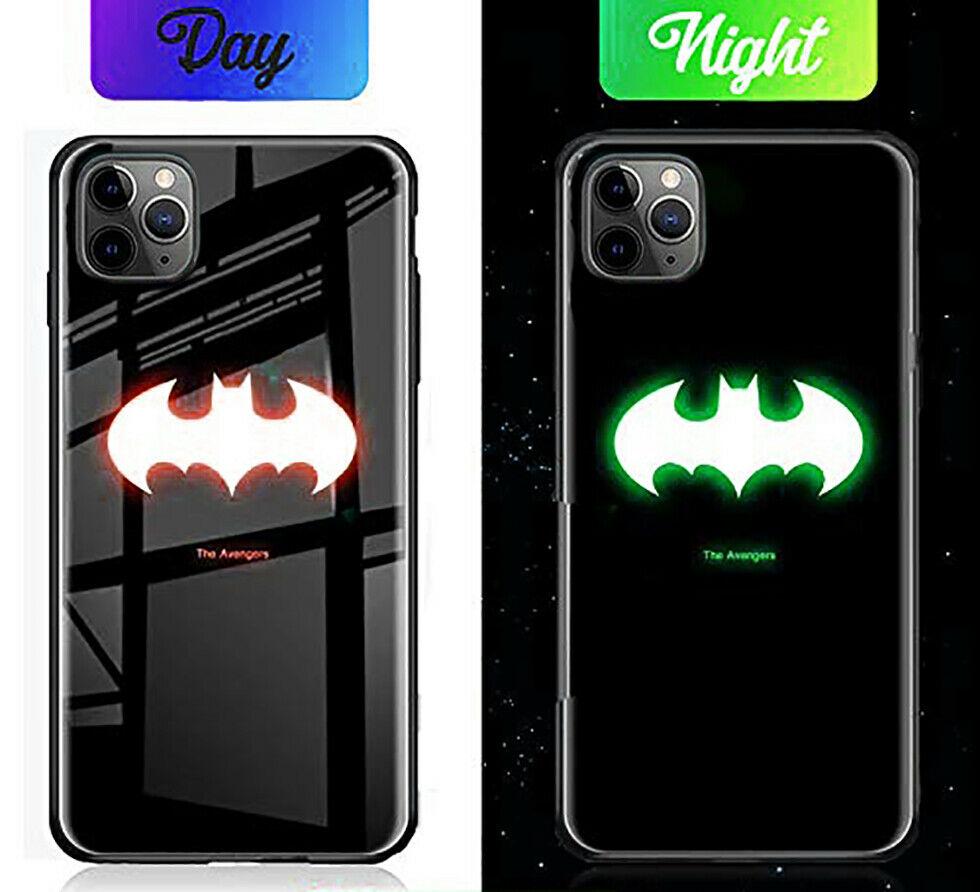 Fashion Luminous Tempered Glass Night Light iPhone Case 6/7/8+ X XR11 pro Max iPhone Cases AtlasCase 