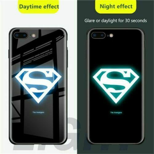 Fashion Luminous Tempered Glass Night Light iPhone Case 6/7/8+ X XR11 pro Max iPhone Cases AtlasCase 