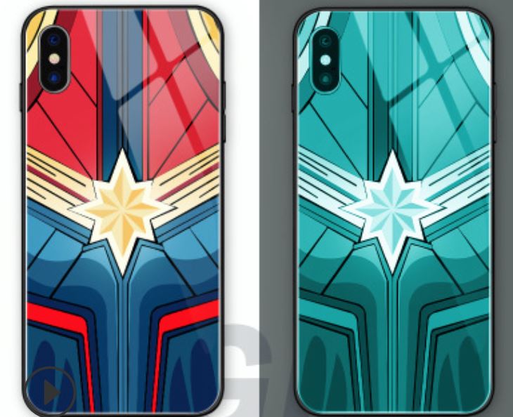 Fashion Luminous Tempered Glass Night Light iPhone Case 6/7/8+ X XR11 pro Max iPhone Cases AtlasCase 