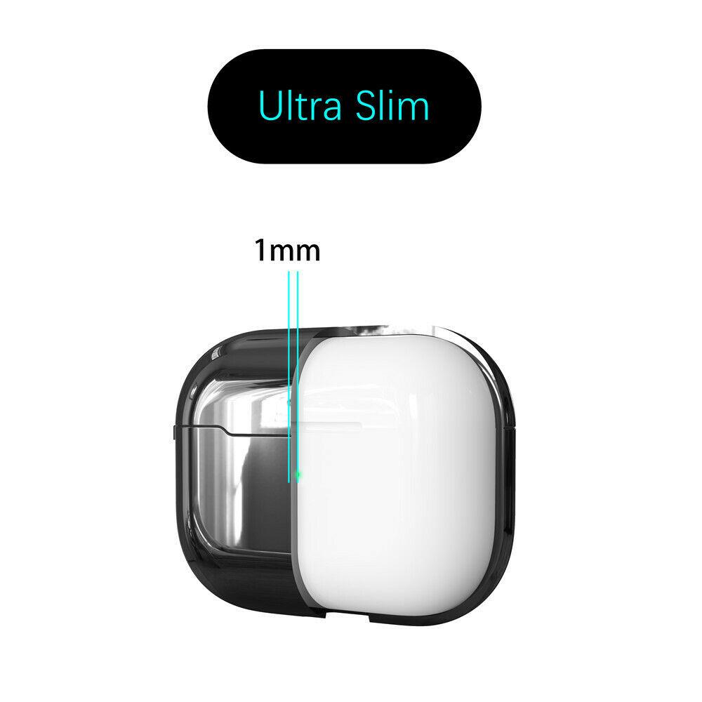 For Apple AirPods Pro Charging Case Soft TPU Protective Cover Skin + Keychain hi-pioneerhi-pioneer 