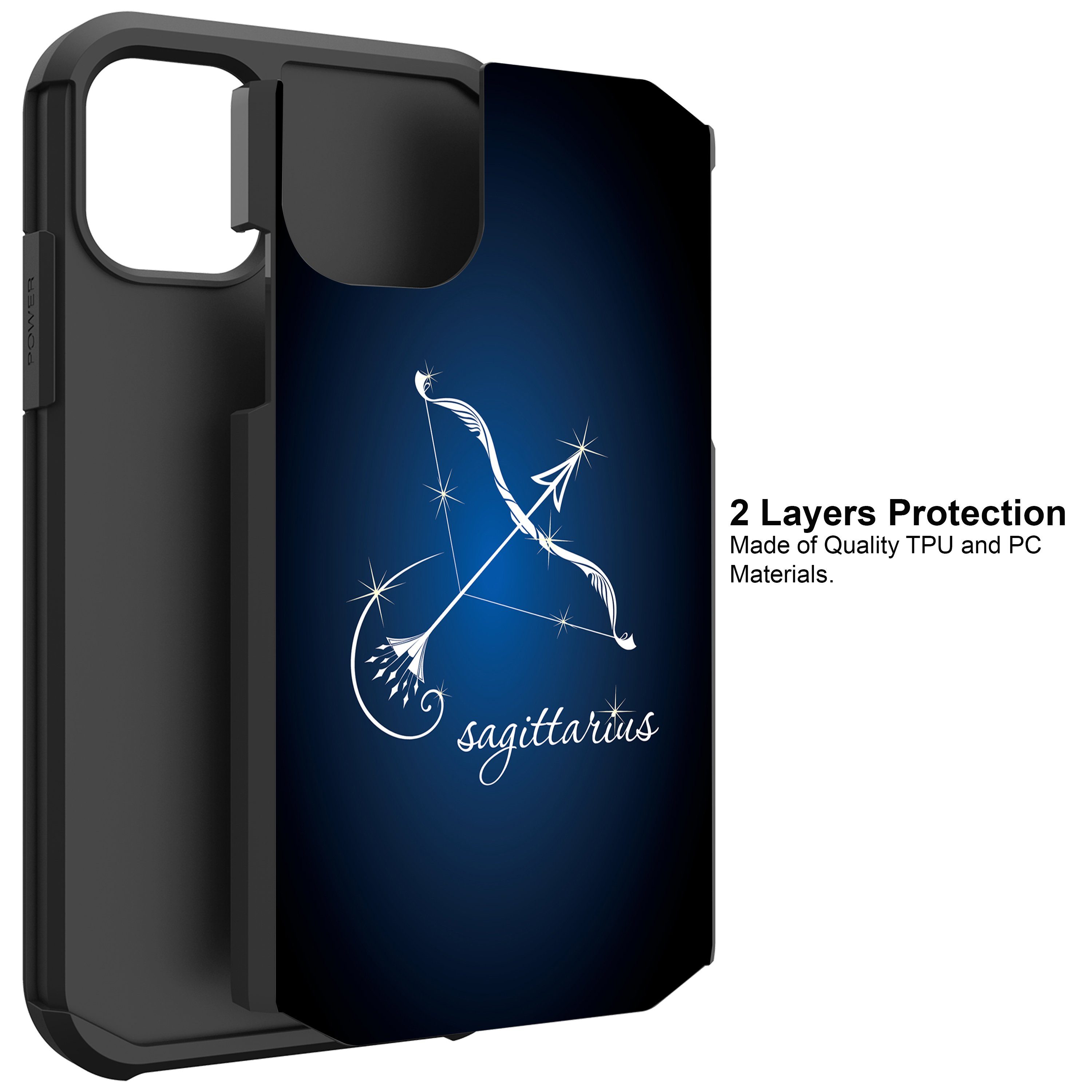 For Apple iPhone 11 (6.1) Slim Protective Dual Layer Case Zodiac iPhone Cases AtlasCase 