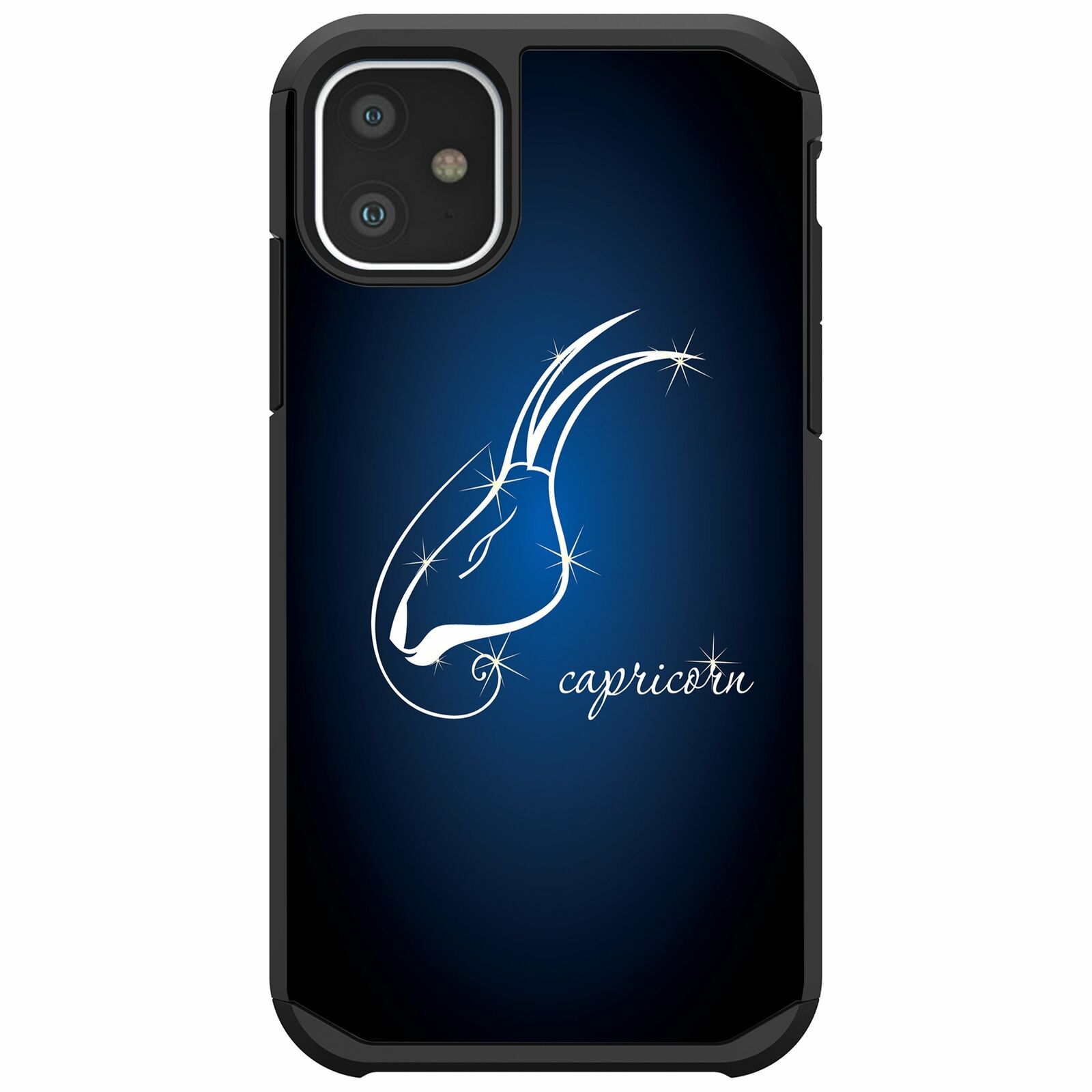 For Apple iPhone 11 (6.1) Slim Protective Dual Layer Case Zodiac iPhone Cases AtlasCase Capricorn 