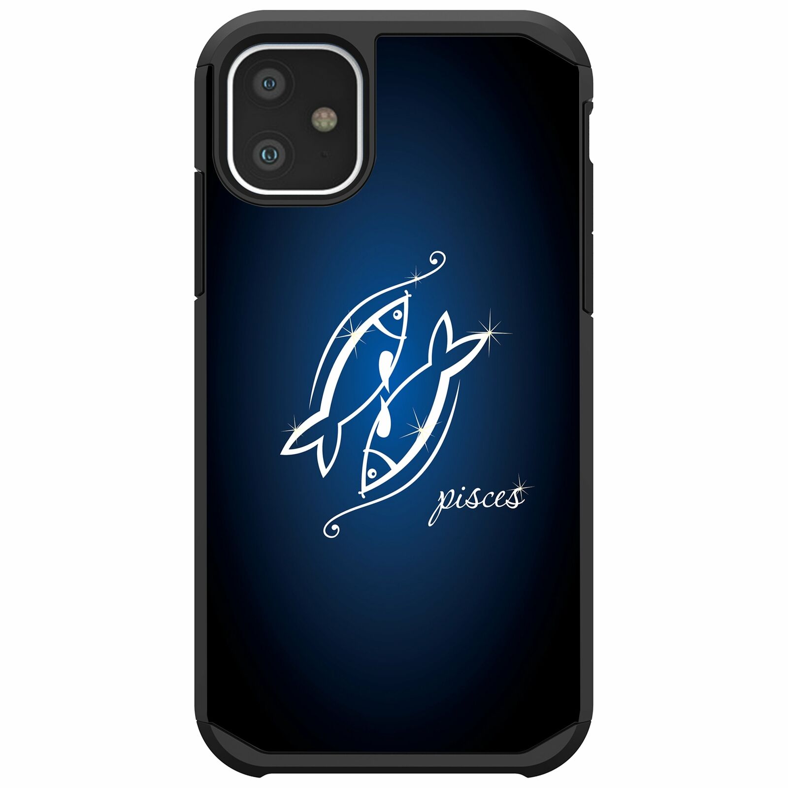 For Apple iPhone 11 (6.1) Slim Protective Dual Layer Case Zodiac iPhone Cases AtlasCase Pisces 