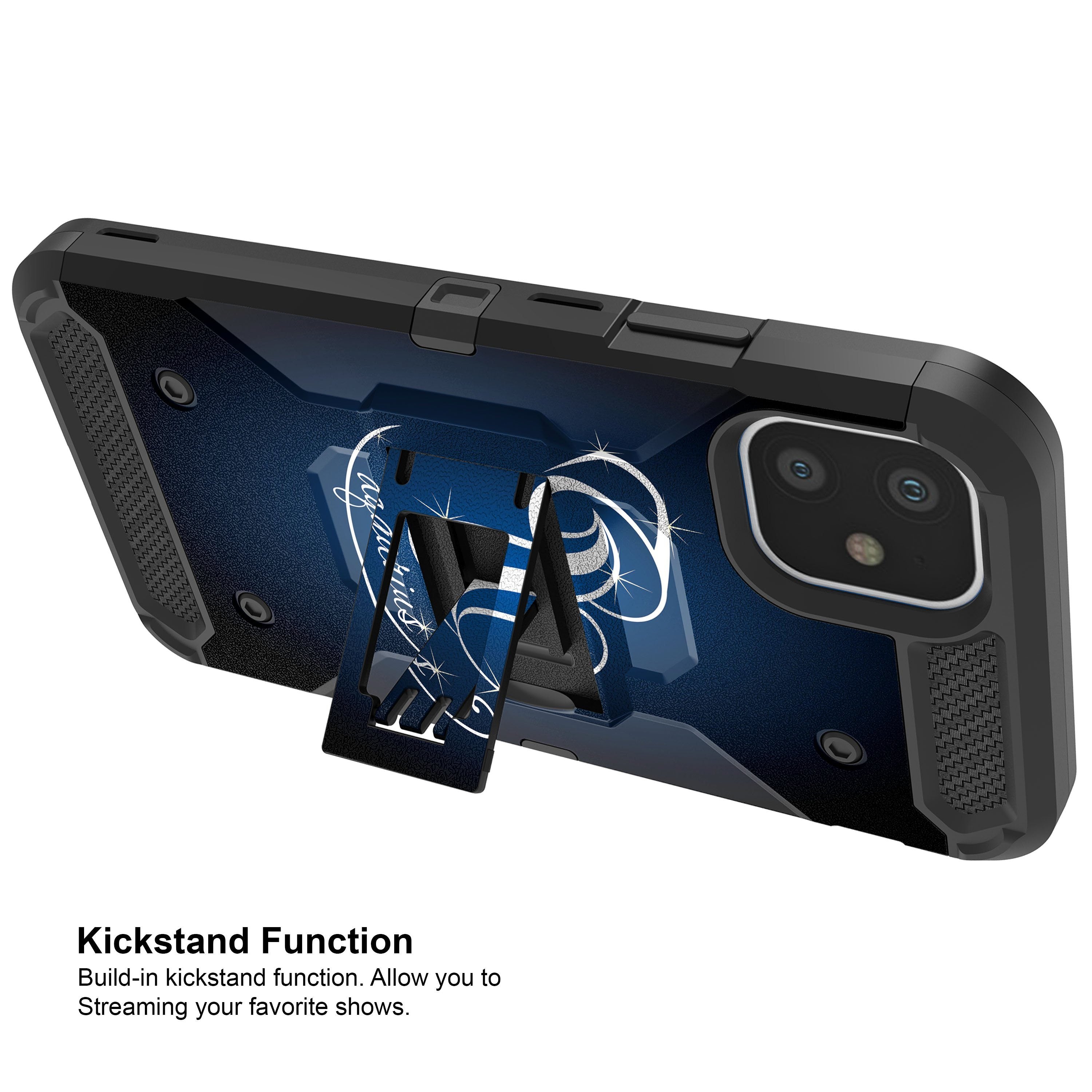 For Apple iPhone 11 6.1 Triple Layer Holster Case Zodiac iPhone Cases AtlasCase 