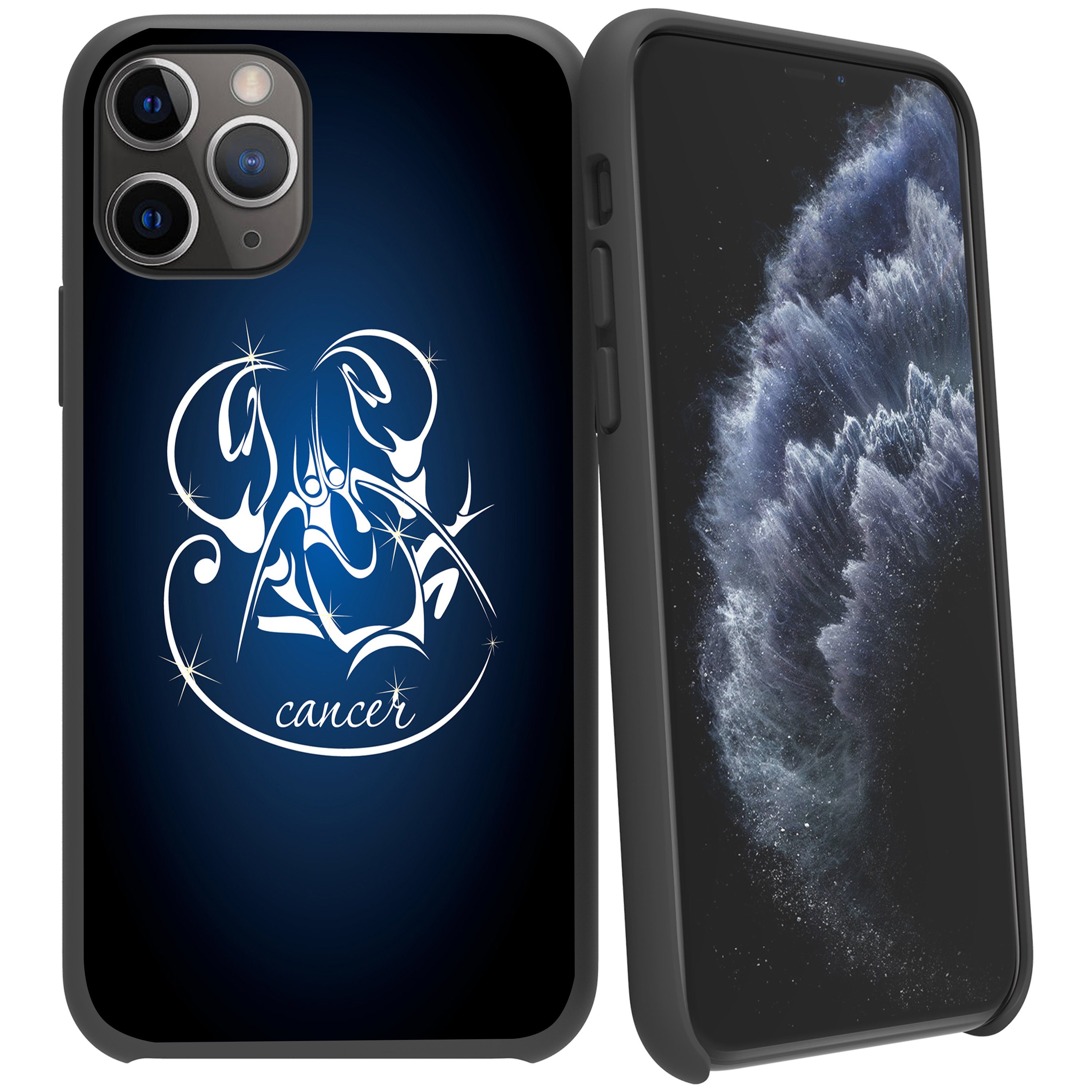 For Apple iPhone 11 Pro 5.8 Flexible Gray TPU Case - Zodiac Design iPhone Cases AtlasCase 