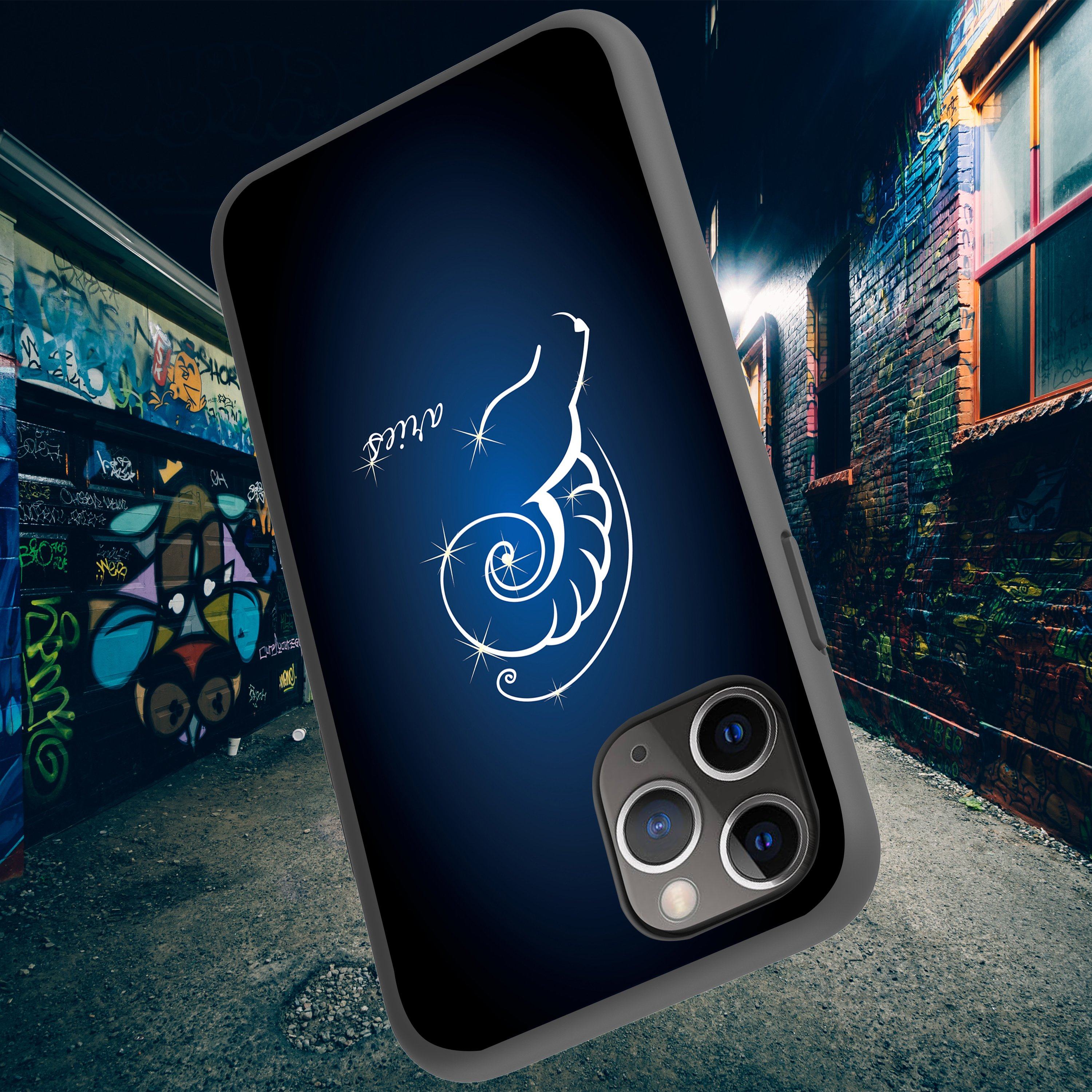 For Apple iPhone 11 Pro 5.8 Flexible Gray TPU Case - Zodiac Design iPhone Cases AtlasCase 