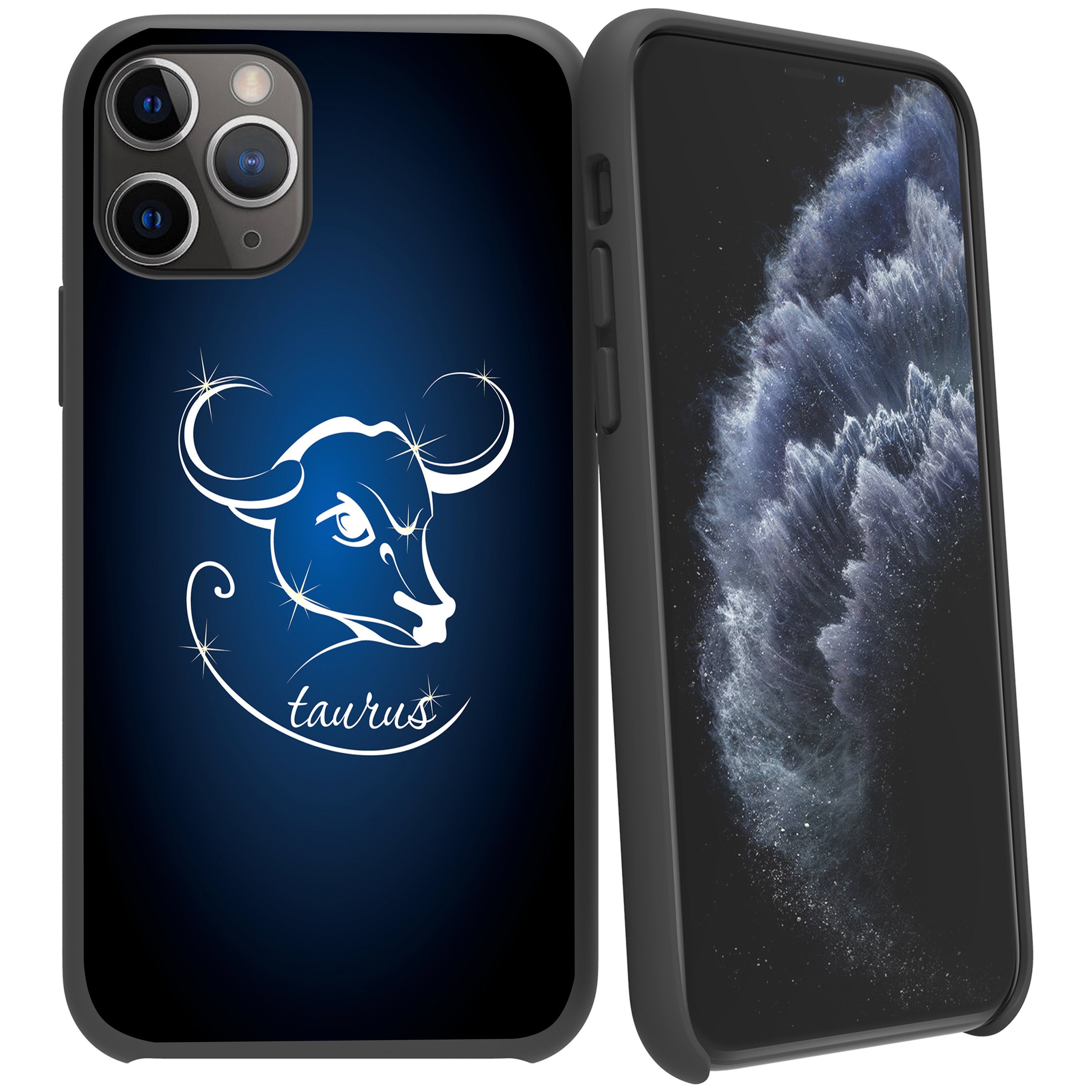 For Apple iPhone 11 Pro 5.8 Flexible Gray TPU Case - Zodiac Design iPhone Cases AtlasCase 