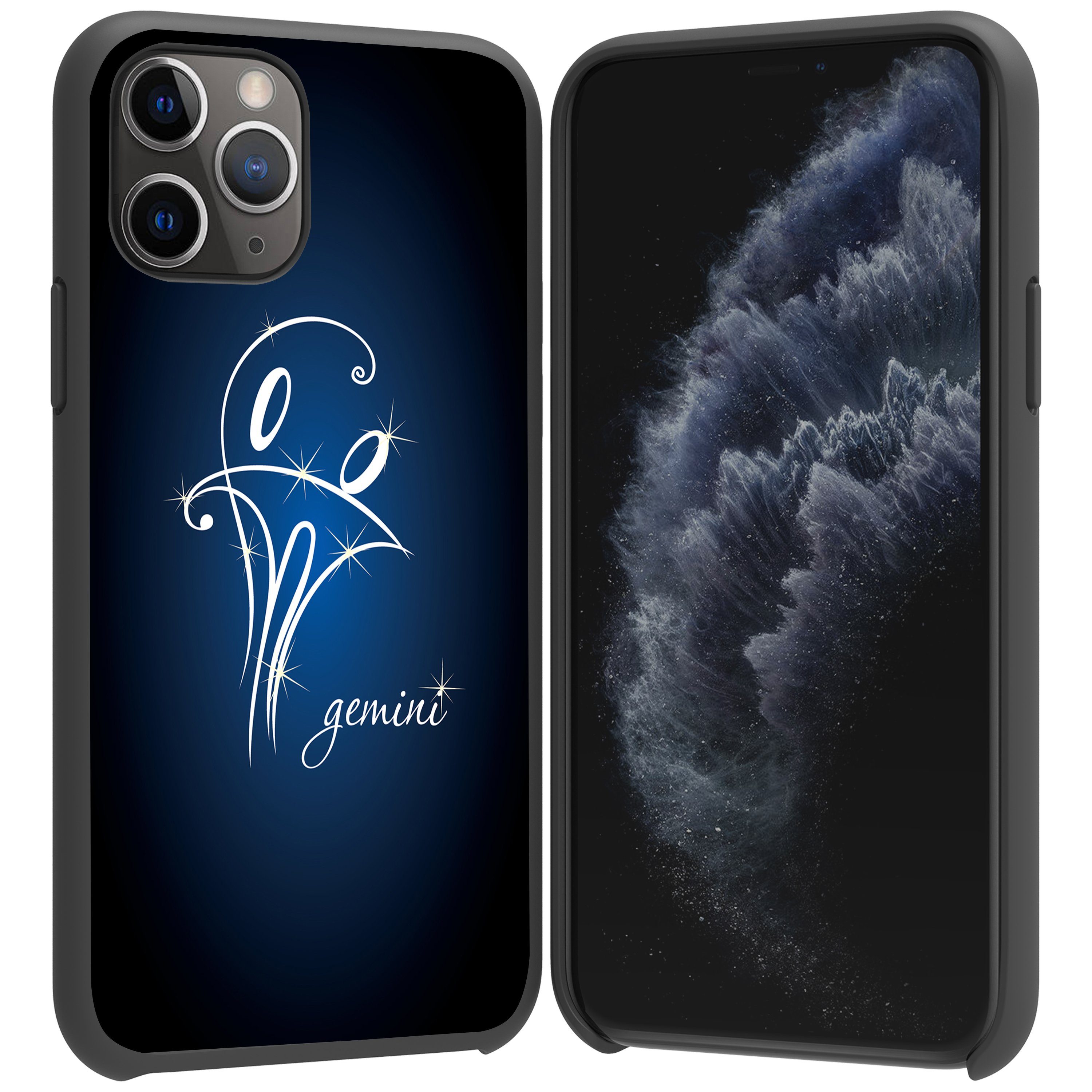 For Apple iPhone 11 Pro 5.8 Flexible Gray TPU Case - Zodiac Design iPhone Cases AtlasCase 