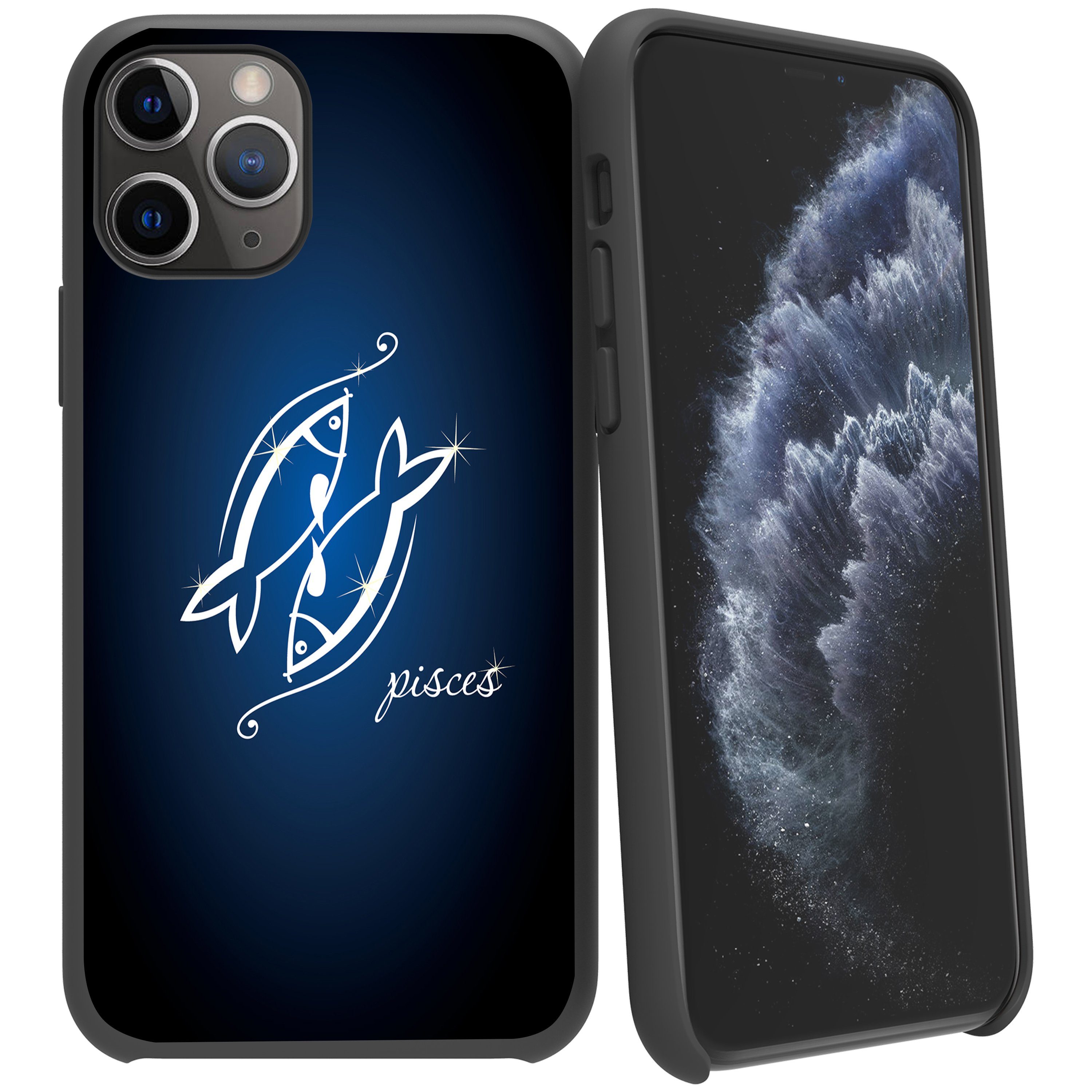 For Apple iPhone 11 Pro 5.8 Flexible Gray TPU Case - Zodiac Design iPhone Cases AtlasCase 