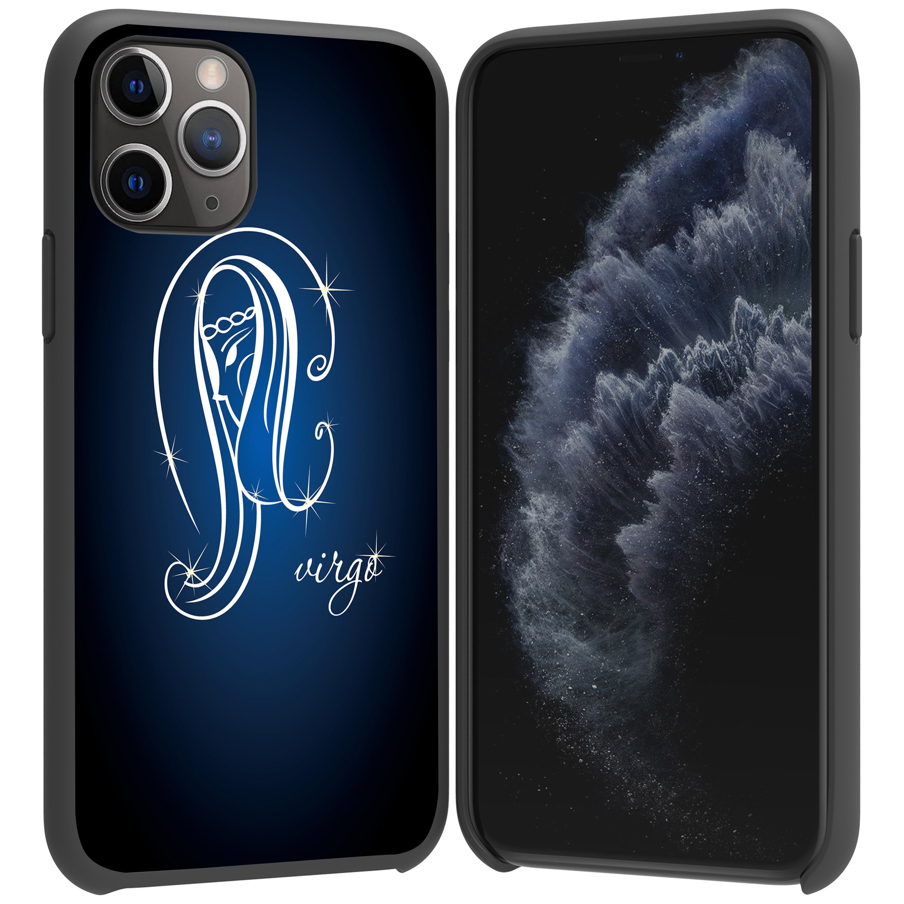 For Apple iPhone 11 Pro 5.8 Flexible Gray TPU Case - Zodiac Design iPhone Cases AtlasCase 
