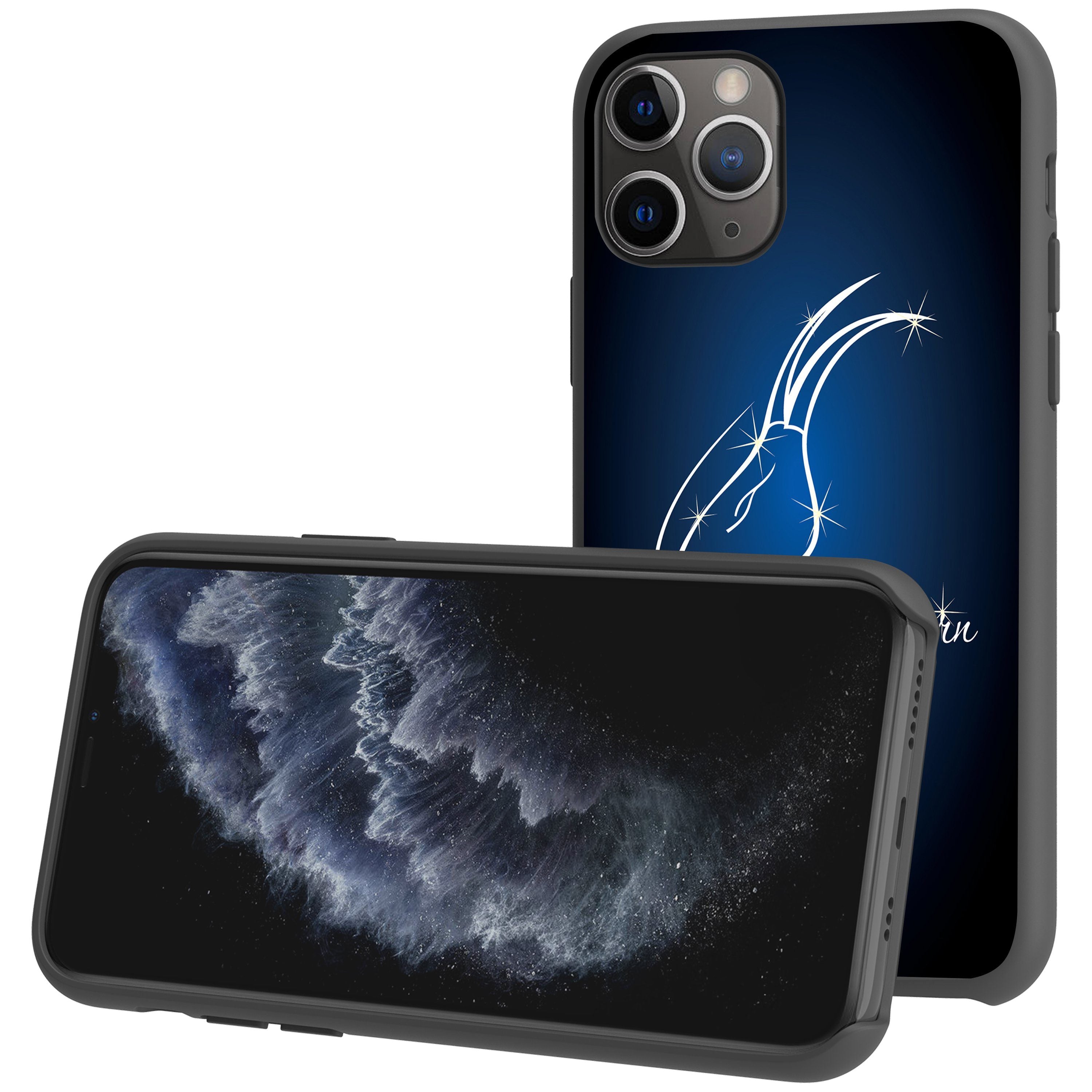 For Apple iPhone 11 Pro 5.8 Flexible Gray TPU Case - Zodiac Design iPhone Cases AtlasCase 