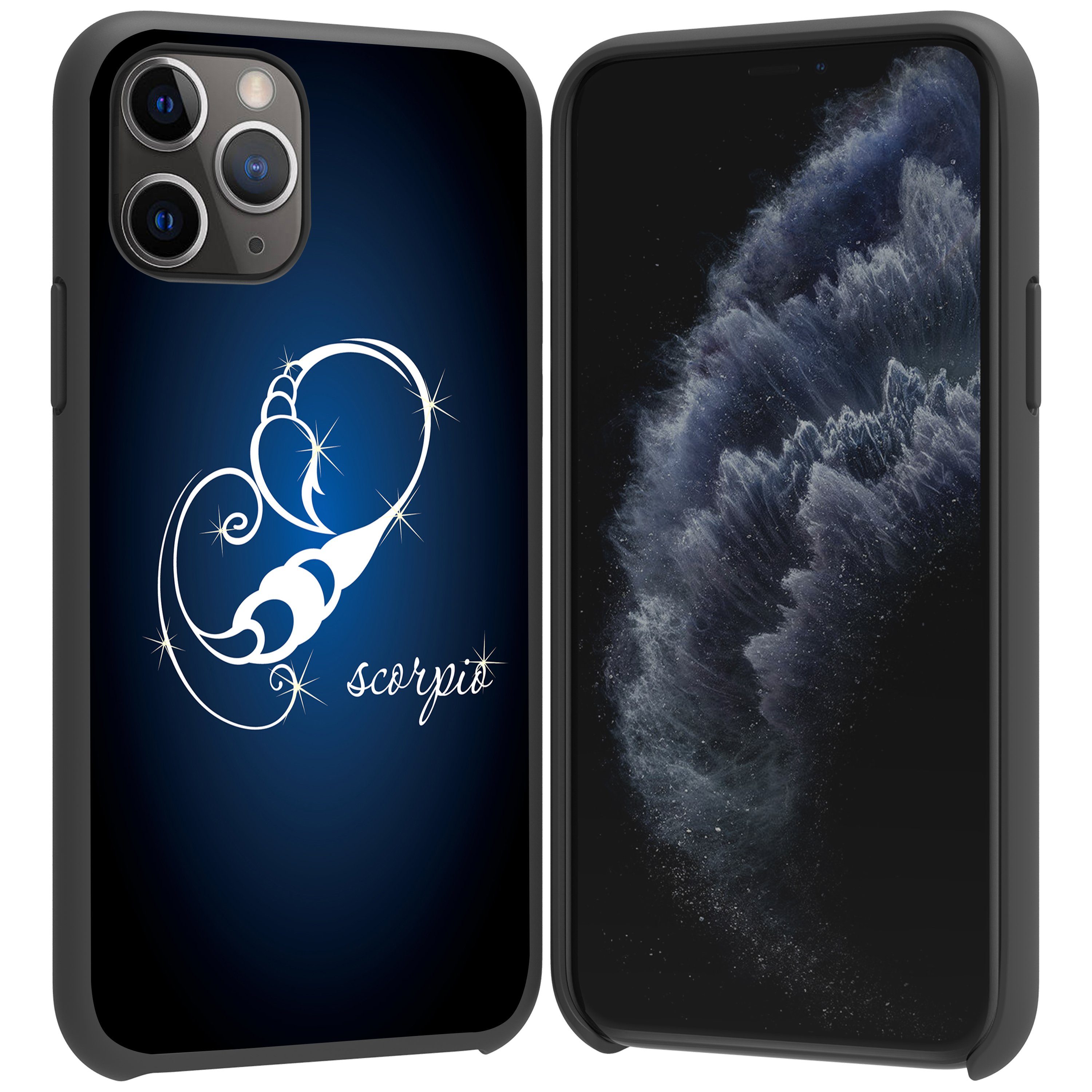 For Apple iPhone 11 Pro 5.8 Flexible Gray TPU Case - Zodiac Design iPhone Cases AtlasCase 