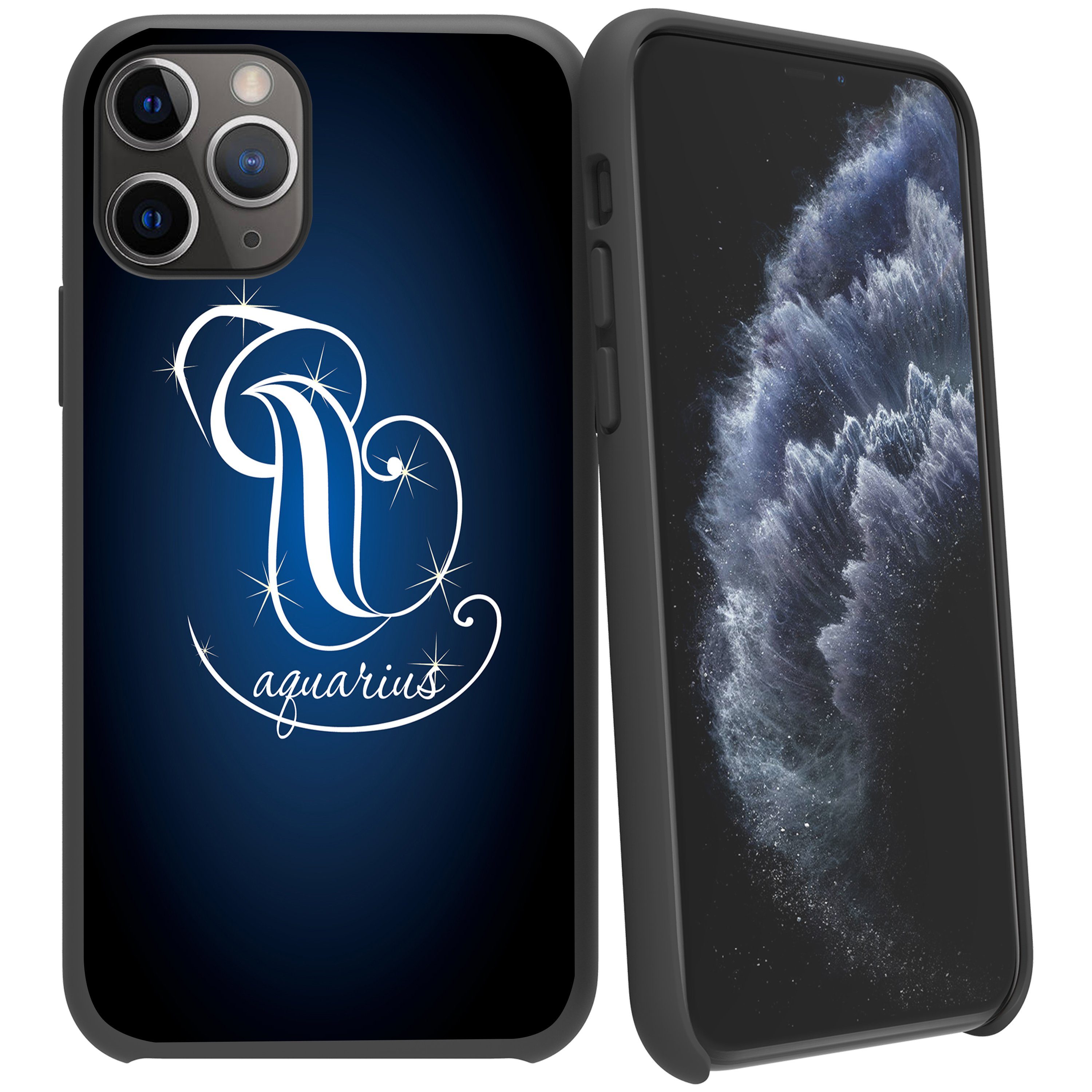 For Apple iPhone 11 Pro 5.8 Flexible Gray TPU Case - Zodiac Design iPhone Cases AtlasCase 