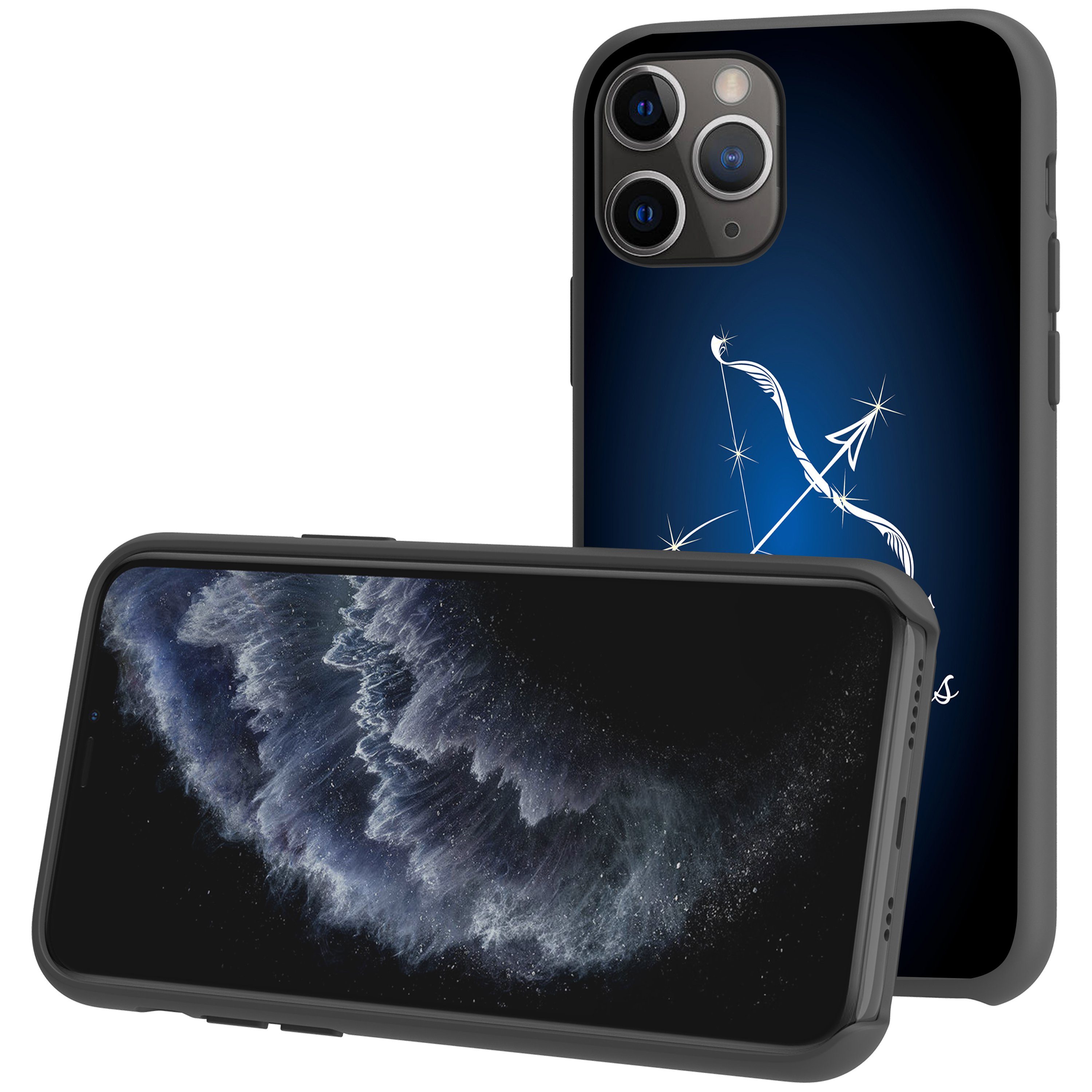 For Apple iPhone 11 Pro 5.8 Flexible Gray TPU Case - Zodiac Design iPhone Cases AtlasCase 