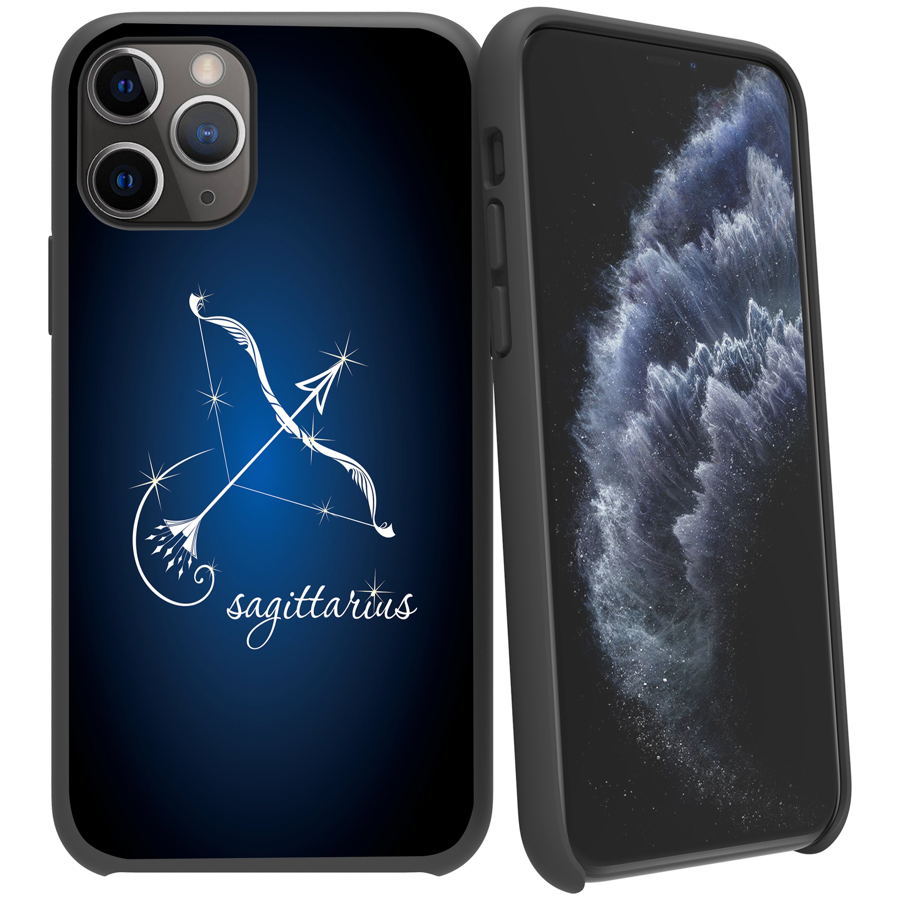 For Apple iPhone 11 Pro 5.8 Flexible Gray TPU Case - Zodiac Design iPhone Cases AtlasCase 