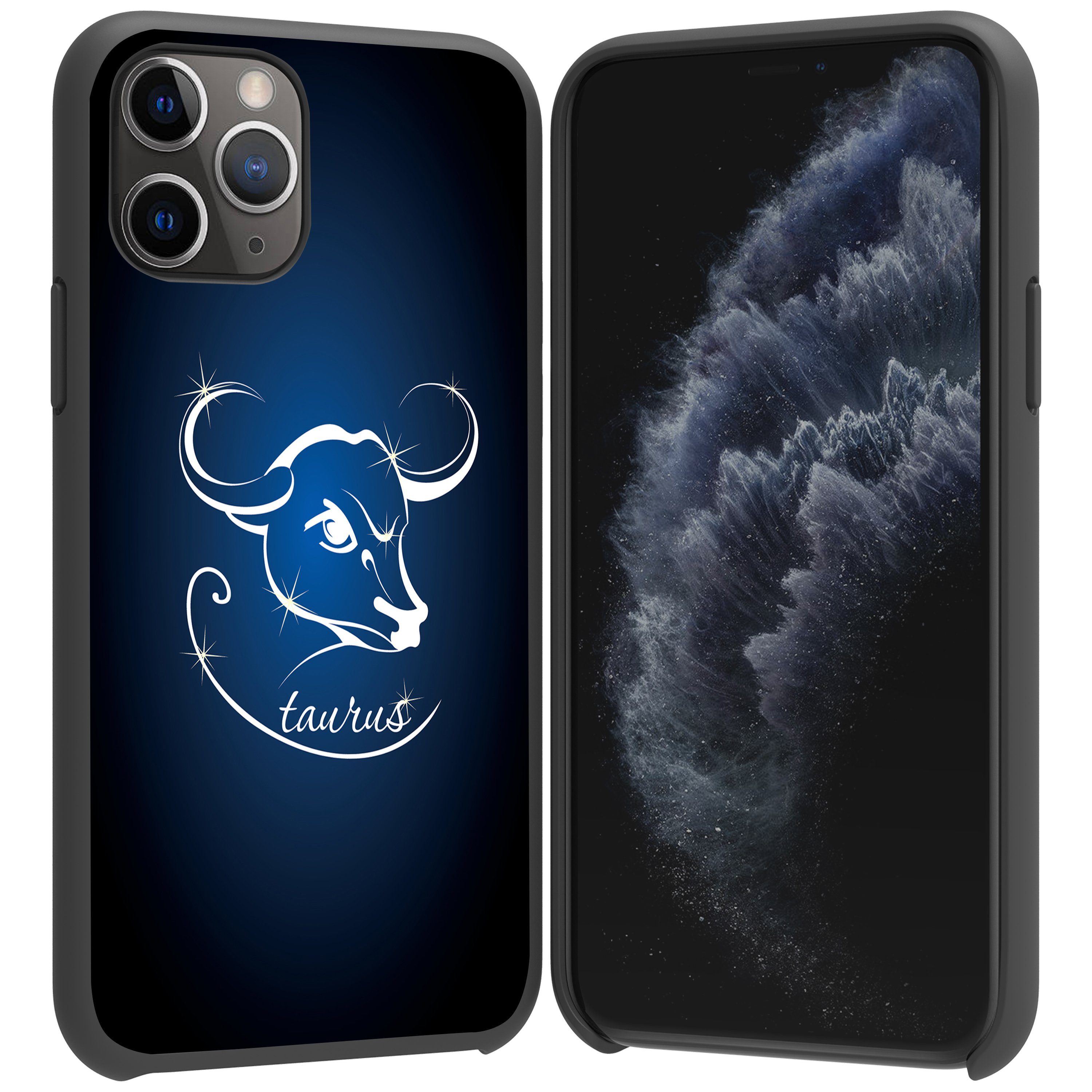 For Apple iPhone 11 Pro 5.8 Flexible Gray TPU Case - Zodiac Design iPhone Cases AtlasCase 